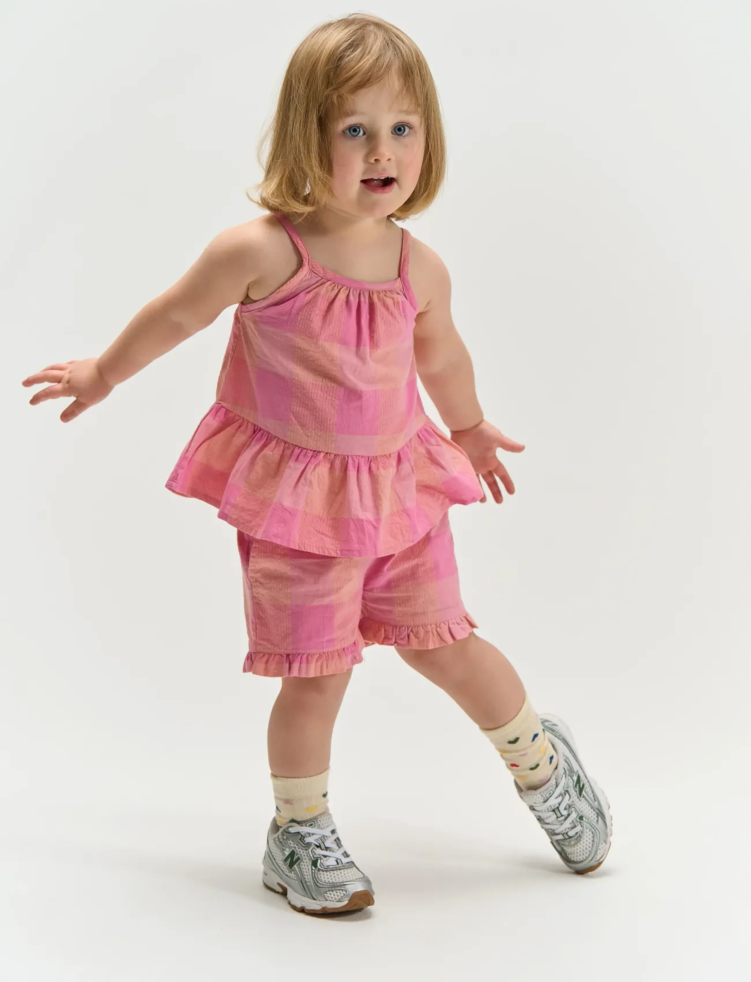 The New TNSTTassie Strap Top - Ærmeløs undertrøje - CASHMERE ROSE CHECKED / pink/rose