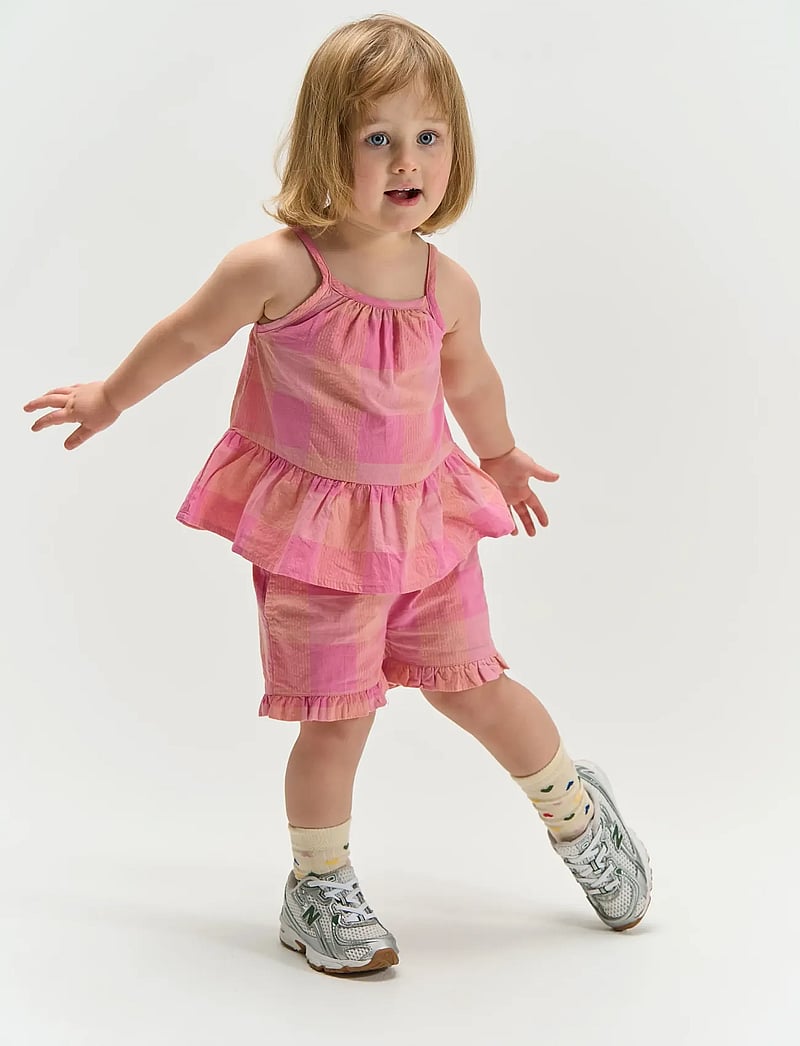 The New - TNSTTassie Strap Top - Ærmeløs undertrøje - cashmere rose checked - 0