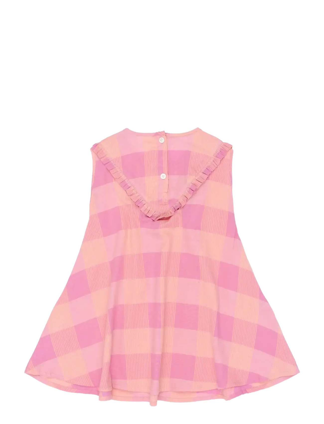 The New - TNSTTassie S_L Dress - ermalausir barnakjólar - cashmere rose checked - 2