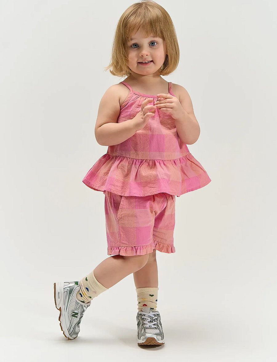 The New - TNSTTassie Shorts - lühikesed vabaajapüksid - cashmere rose checked - 0