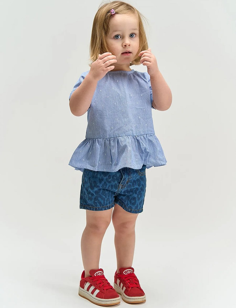 The New - TNSTThea S_S Top - kurzärmelige - forever blue striped - 4