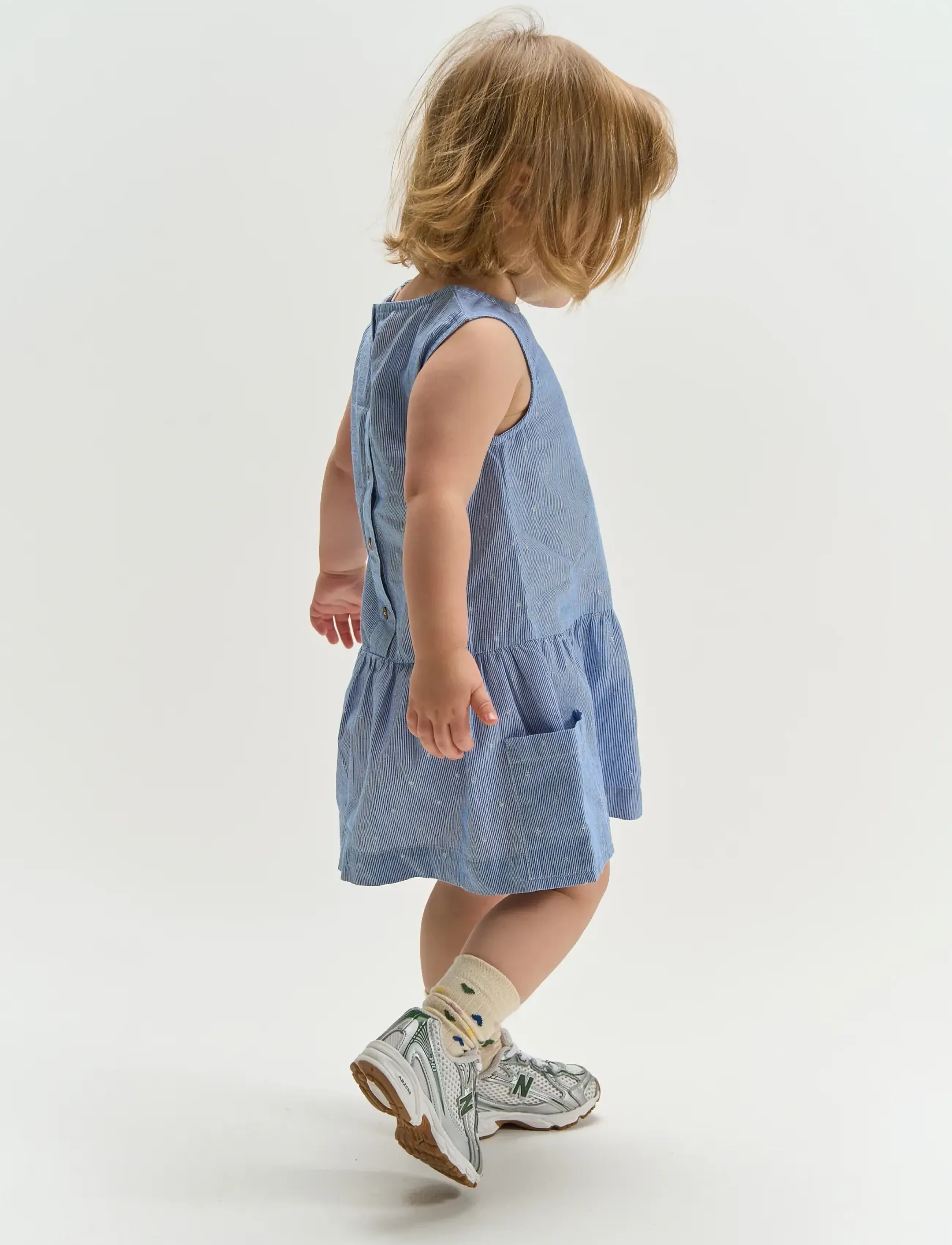 The New - TNSTThea S_L Dress - Ærmeløse babykjoler - forever blue striped - 4