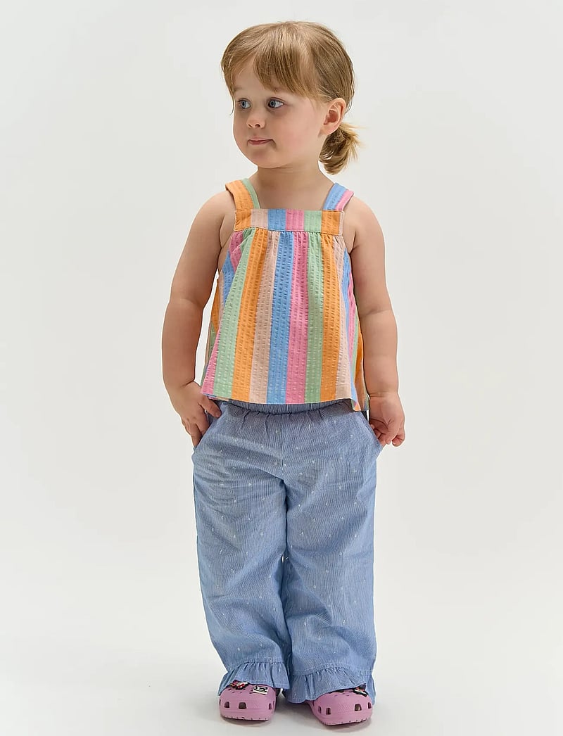 The New - TNSTThea Loose Toddler Pants - baby trousers - forever blue striped - 0