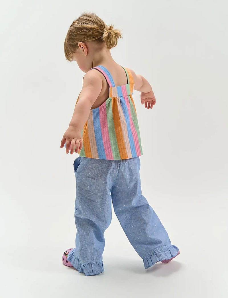 The New - TNSTThea Loose Toddler Pants - baby trousers - forever blue striped - 3