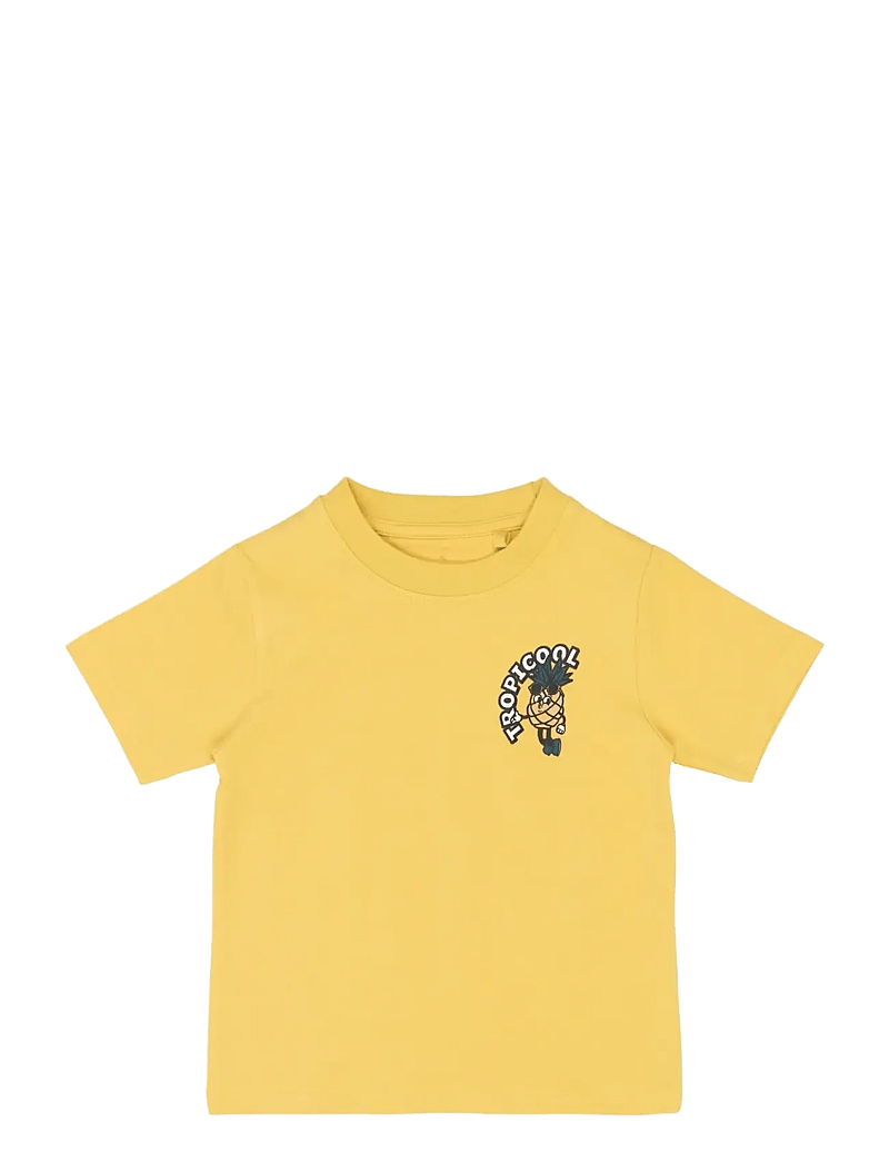 The New - TNSTTatum S_S Tee - lühikeste varrukatega t-särgid - cream gold - 1
