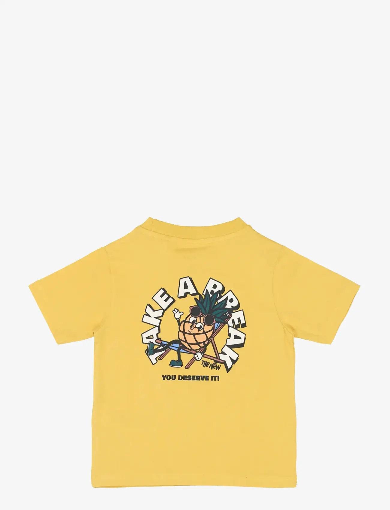 The New - TNSTTatum S_S Tee - lühikeste varrukatega t-särgid - cream gold - 2