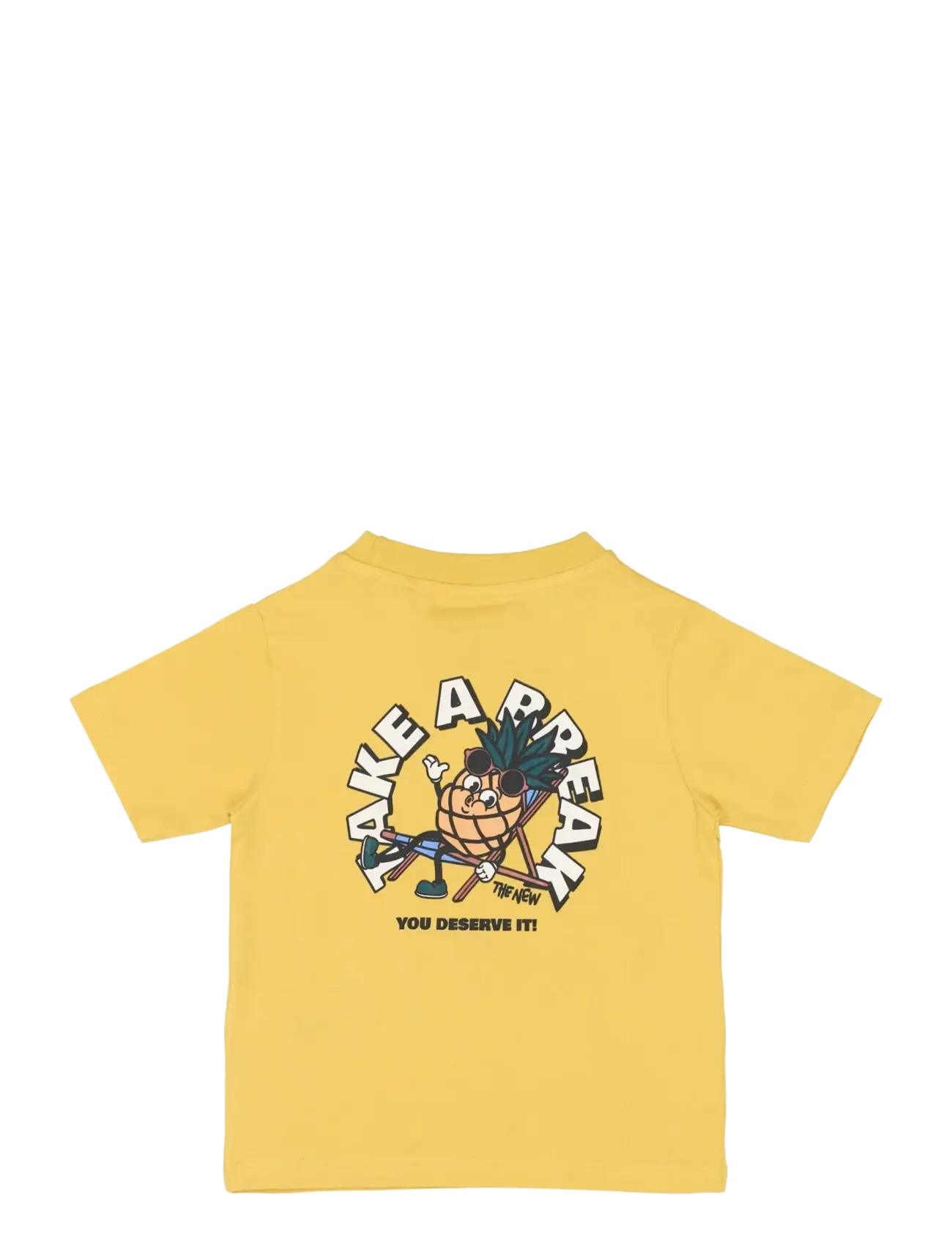 The New - TNSTTatum S_S Tee - short-sleeved t-shirts - cream gold - 2