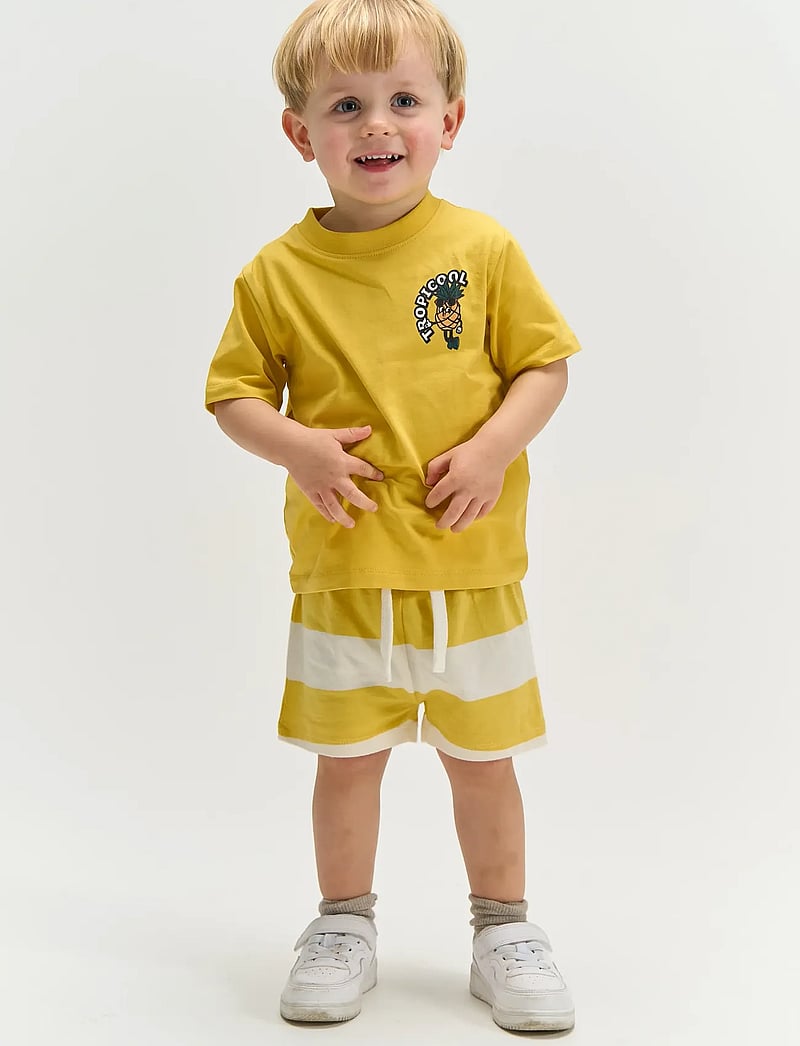 The New - TNSTTatum S_S Tee - lühikeste varrukatega t-särgid - cream gold - 3