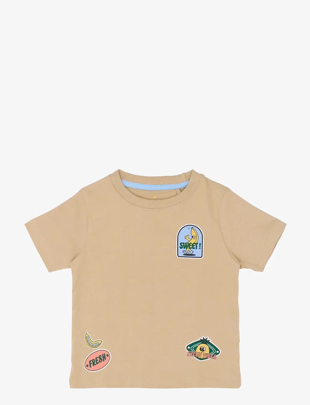 The New - TNSTTadeo S_S Tee - short-sleeved t-shirts - humus - 1
