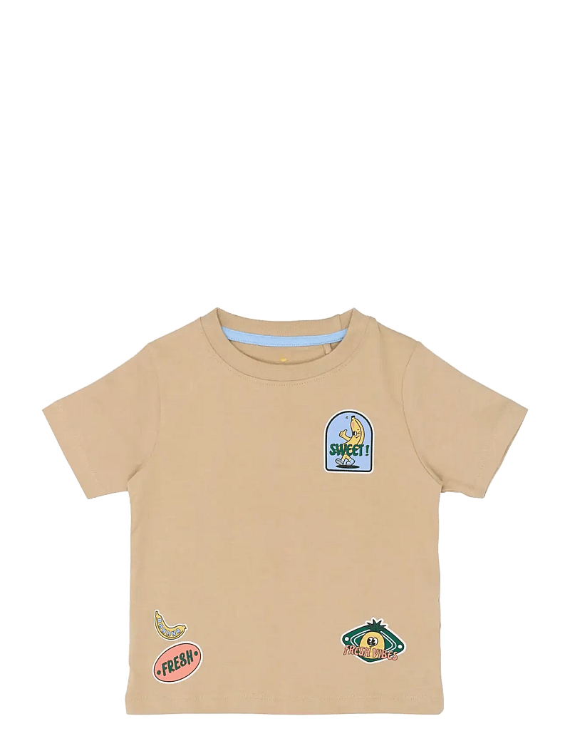 The New - TNSTTadeo S_S Tee - short-sleeved t-shirts - humus - 1