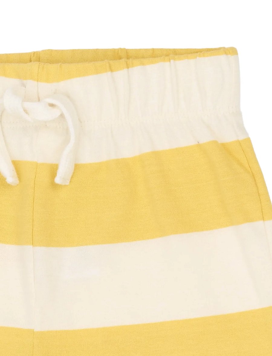 The New - TNSTTrevor Jersey Shorts - sweatshorts - cream gold striped - 4
