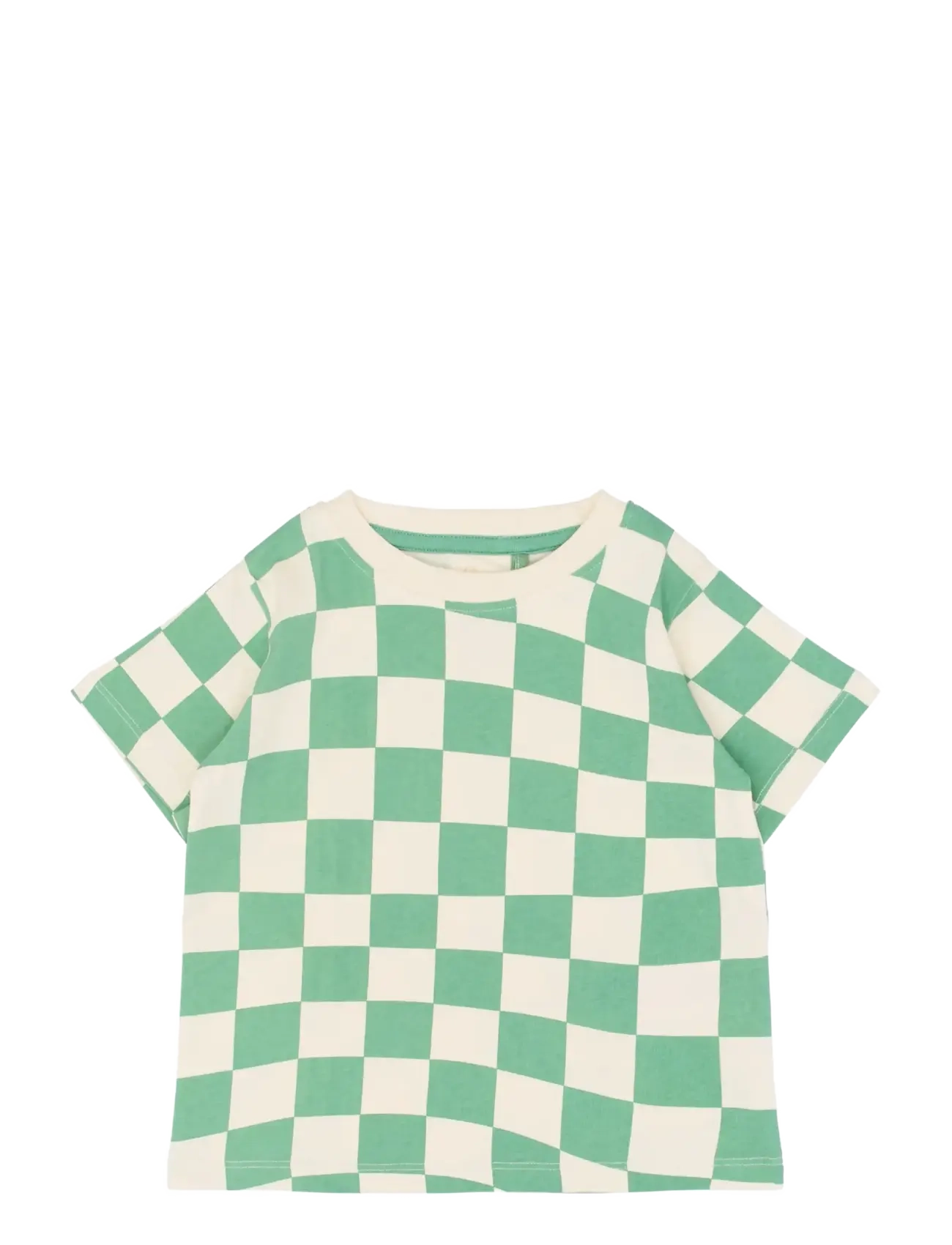 The New TNSTTino OS S_S Tee - Överdelar - CRÉME DE MENTHE CHECK / green