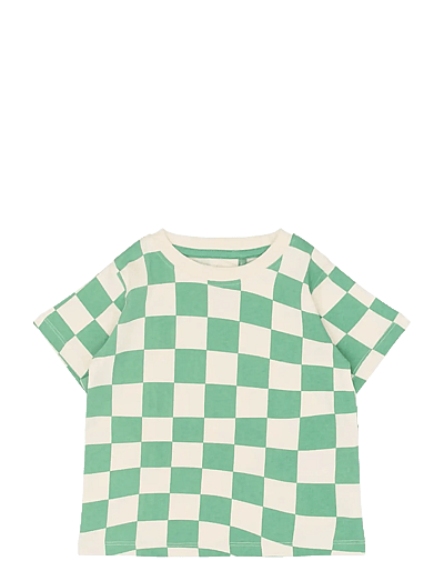 The New TNSTTino OS S_S Tee - T-shirts - CRÉME DE MENTHE CHECK / green