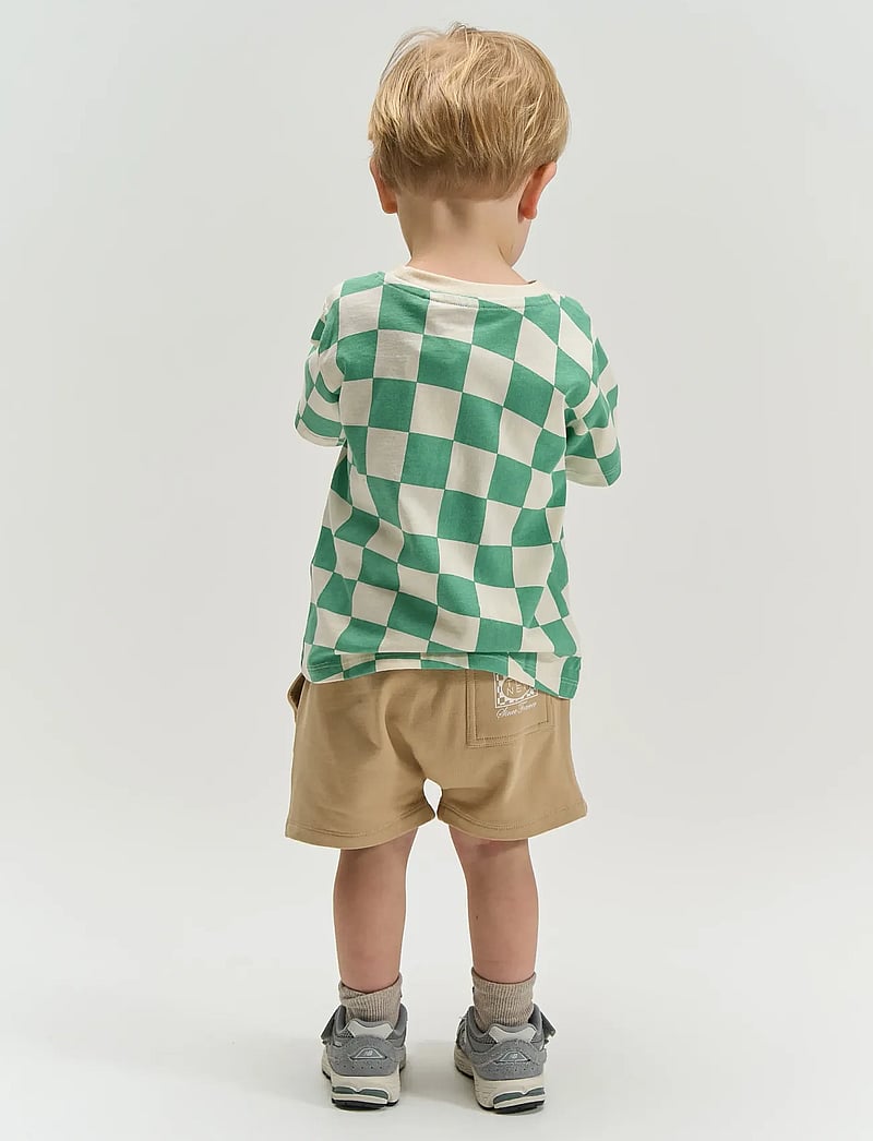The New - TNSTTino OS S_S Tee - korte mouwen - crÉme de menthe check - 4