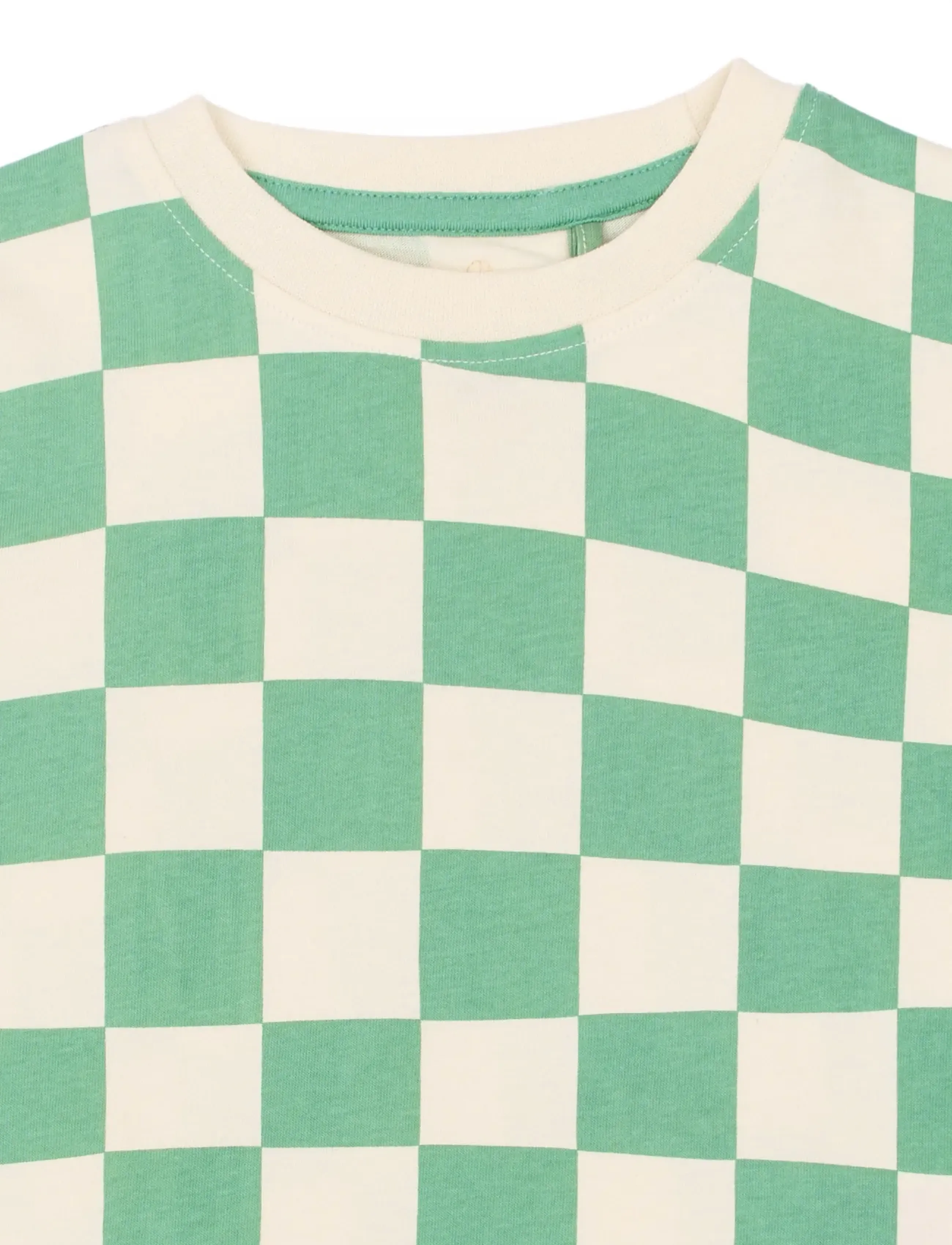 The New - TNSTTino OS S_S Tee - lühikeste varrukatega t-särgid - crÉme de menthe check - 5