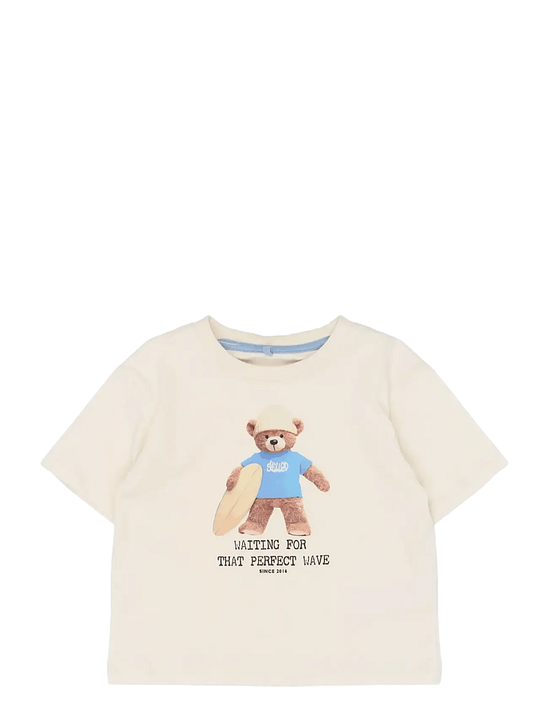 The New - TNSTTed OS S_S Tee - kortærmede t-shirts - gardenia - 0