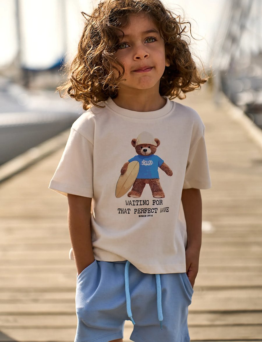 The New - TNSTTed OS S_S Tee - kortærmede t-shirts - gardenia - 0