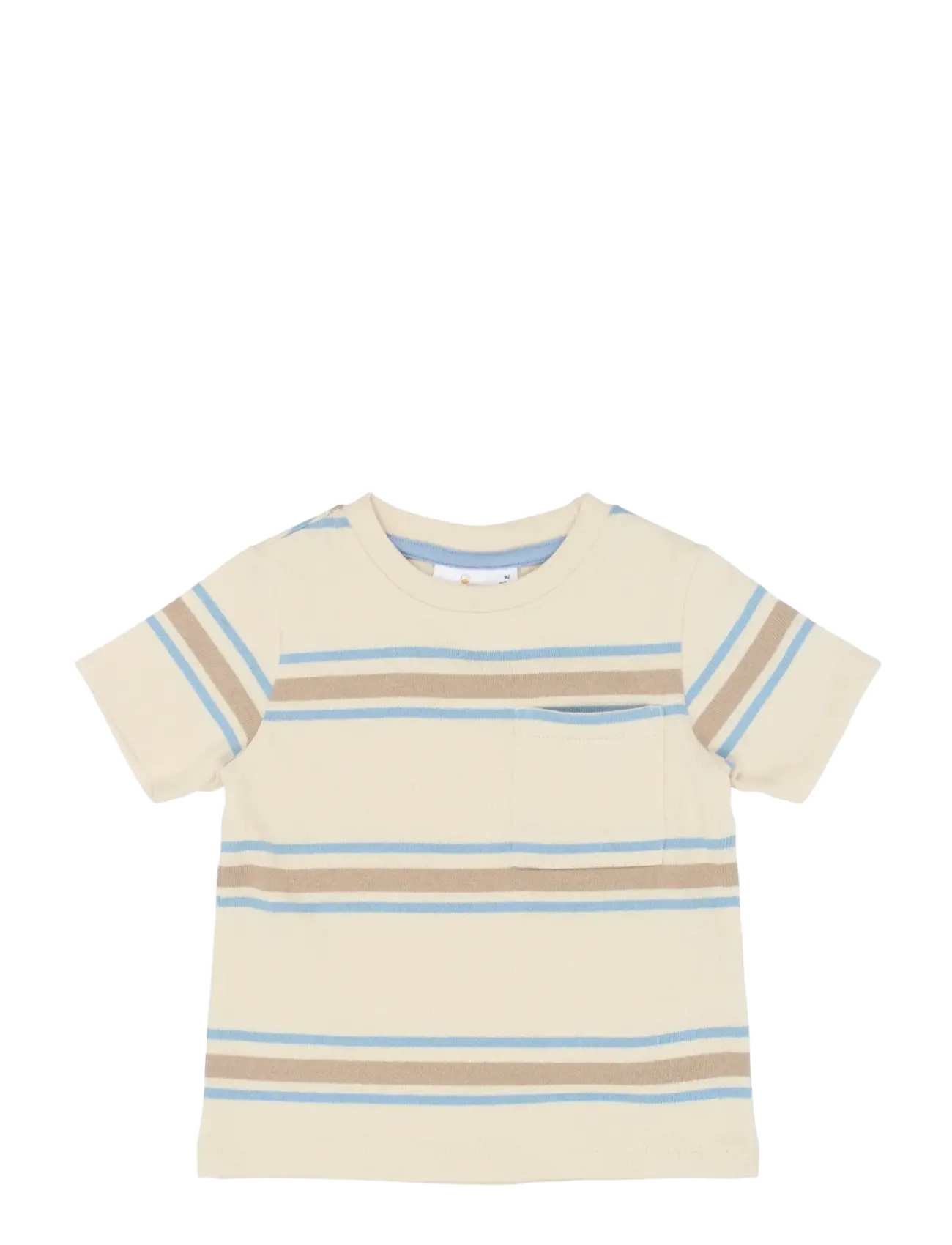 The New TNSTTheodor S_S Tee - Nieuwe Mode - MULTI STRIPED / cream