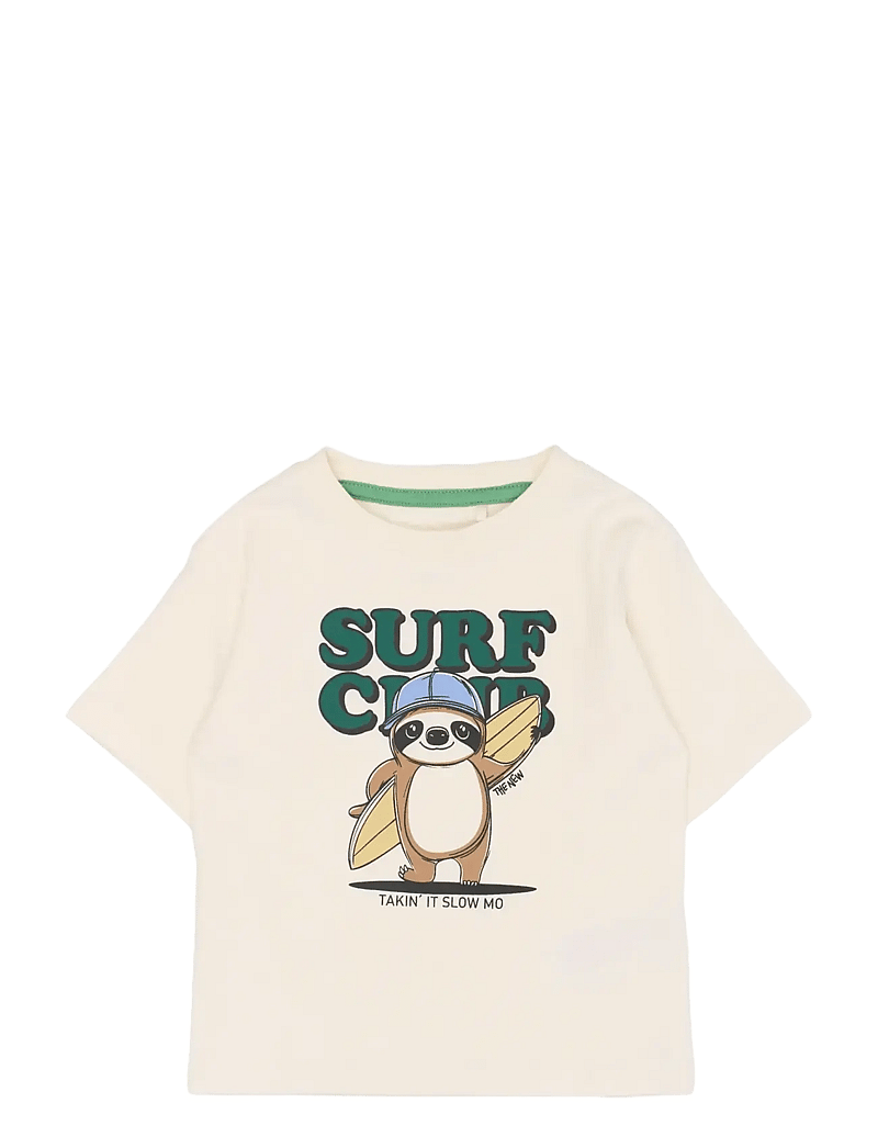 The New - TNSTTobias OS S_S Tee - lühikeste varrukatega t-särgid - gardenia - 1