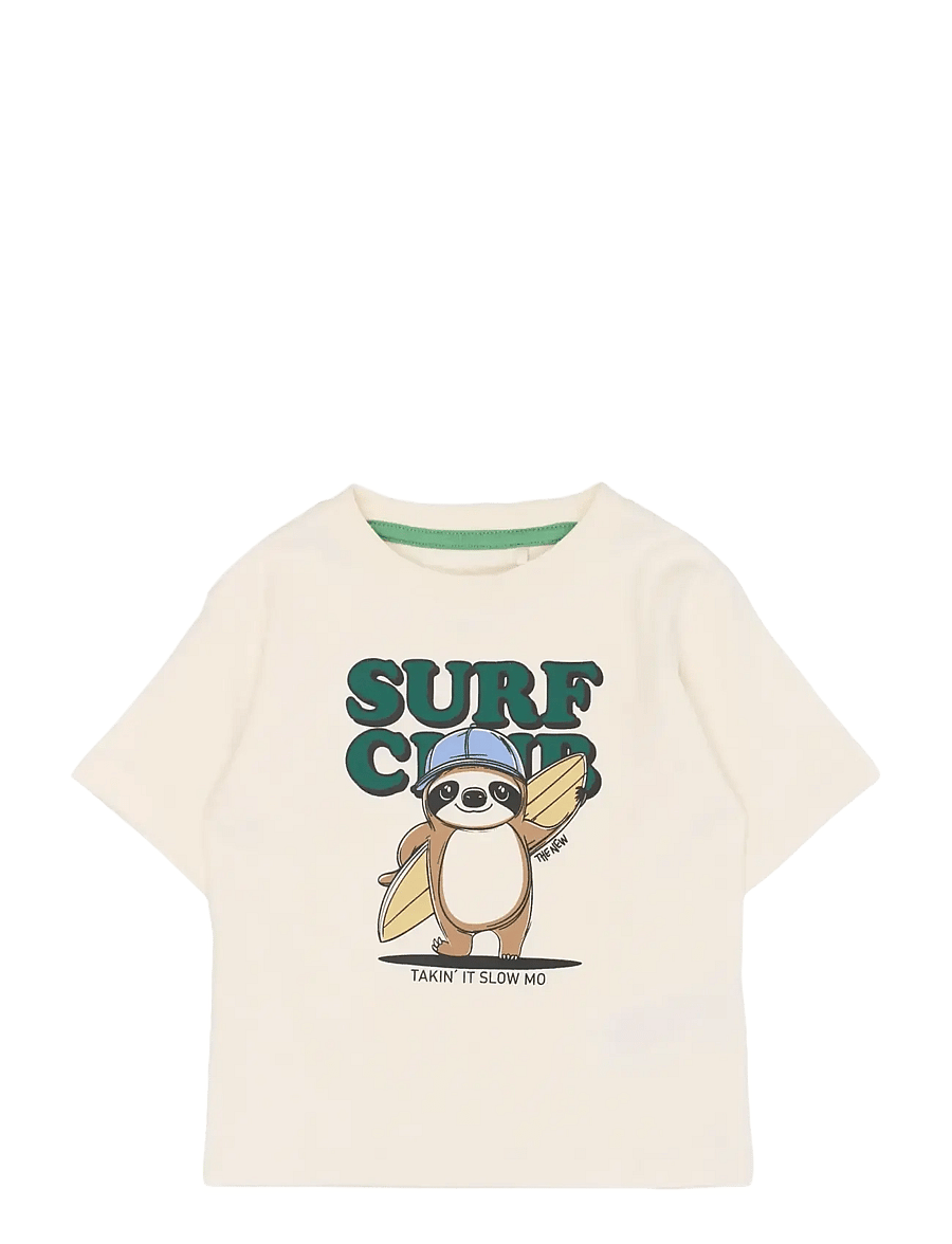 The New - TNSTTobias OS S_S Tee - t-shirts à manches courtes - gardenia - 1