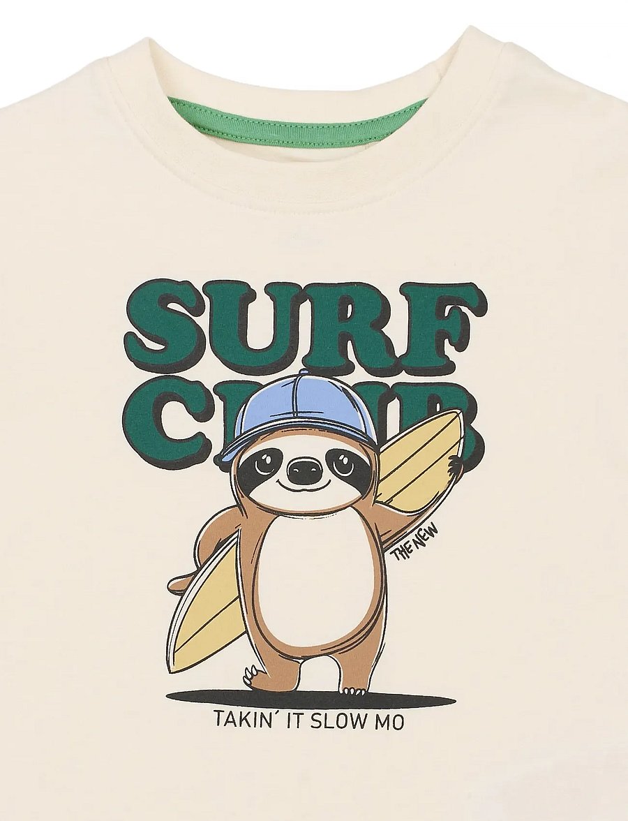 The New - TNSTTobias OS S_S Tee - t-shirts à manches courtes - gardenia - 4