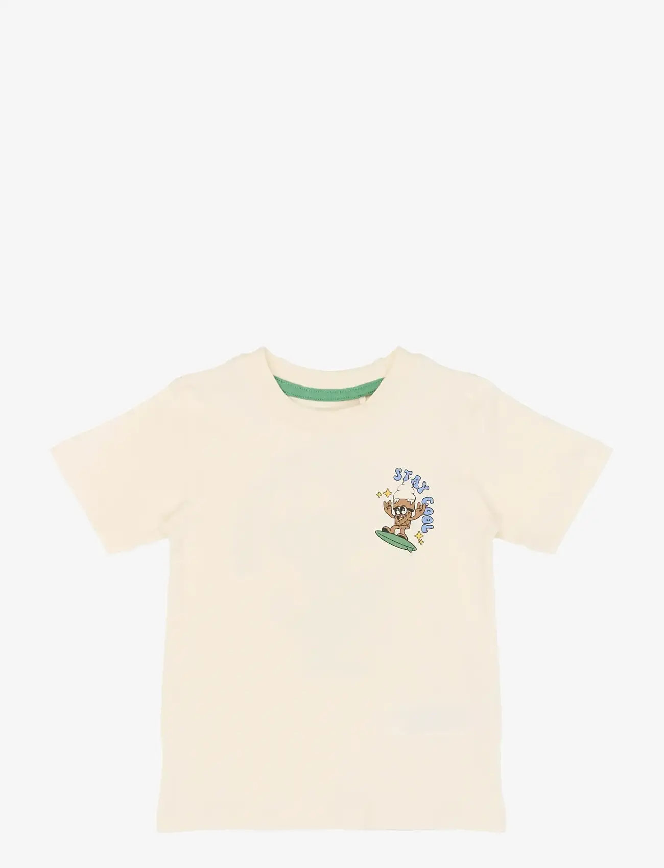 The New - TNSTTab S_S Tee - kortærmede t-shirts - gardenia - 0