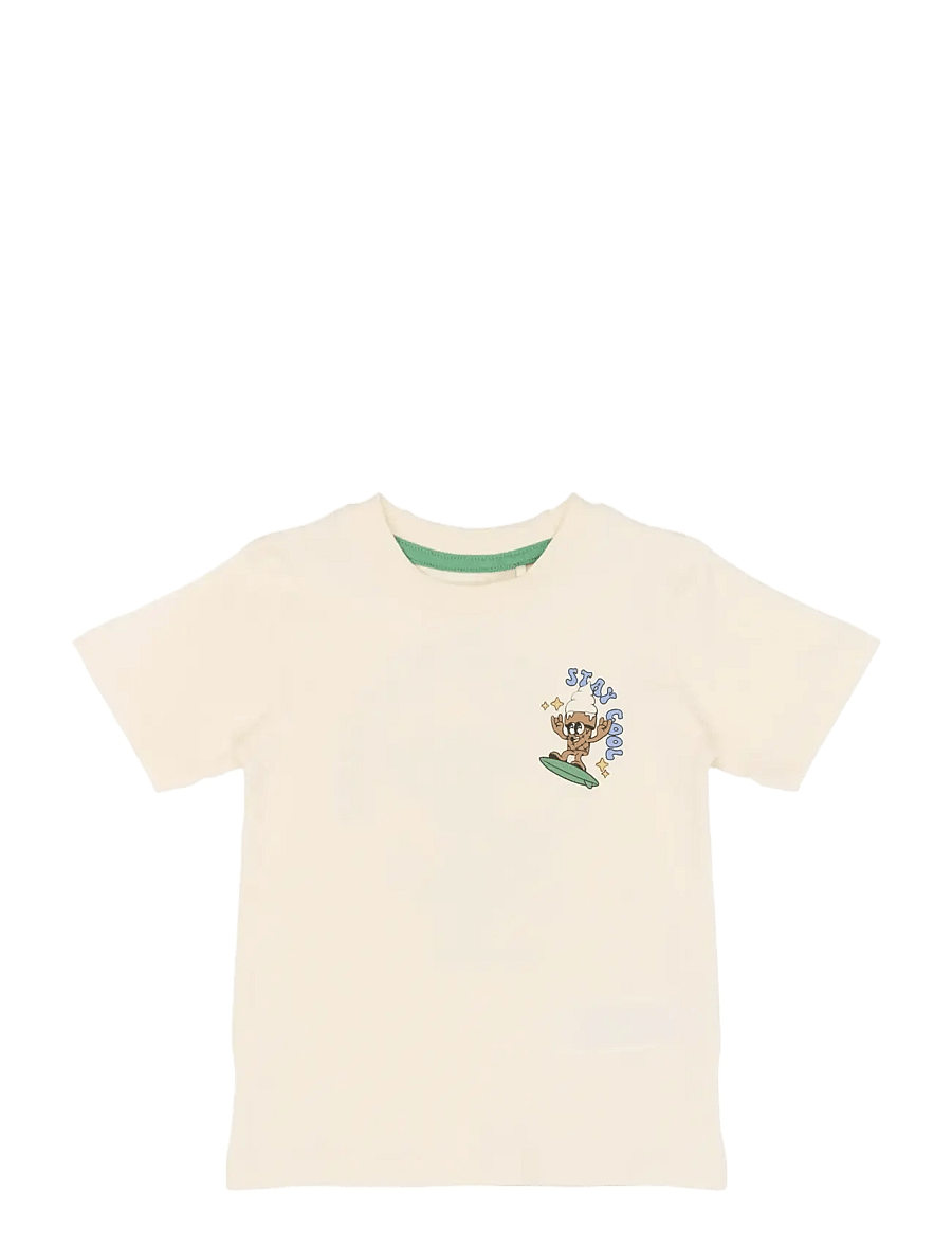 The New - TNSTTab S_S Tee - kortermede t-skjorter - gardenia - 0
