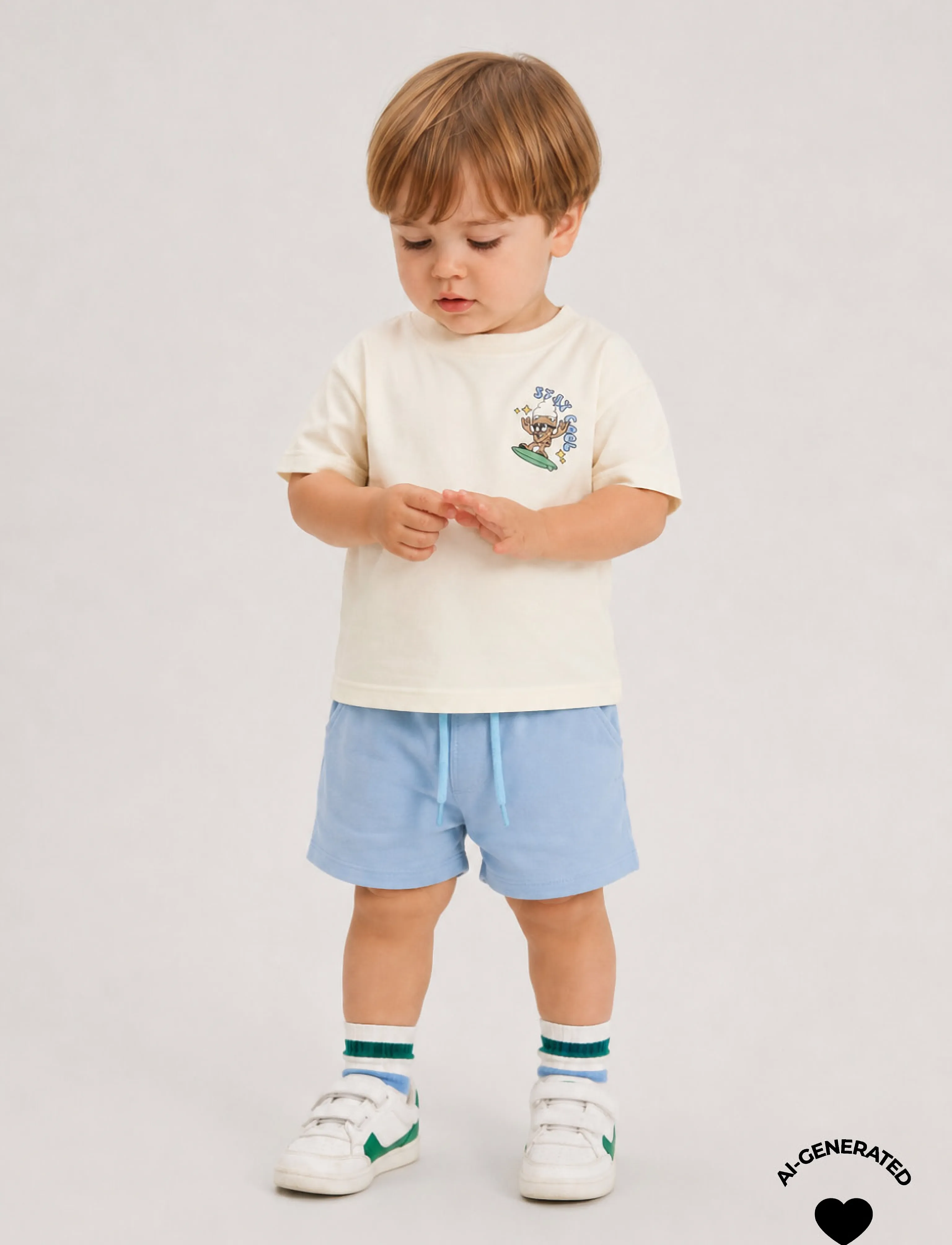The New TNSTTab S_S Tee - Kurzärmelige - GARDENIA / cream