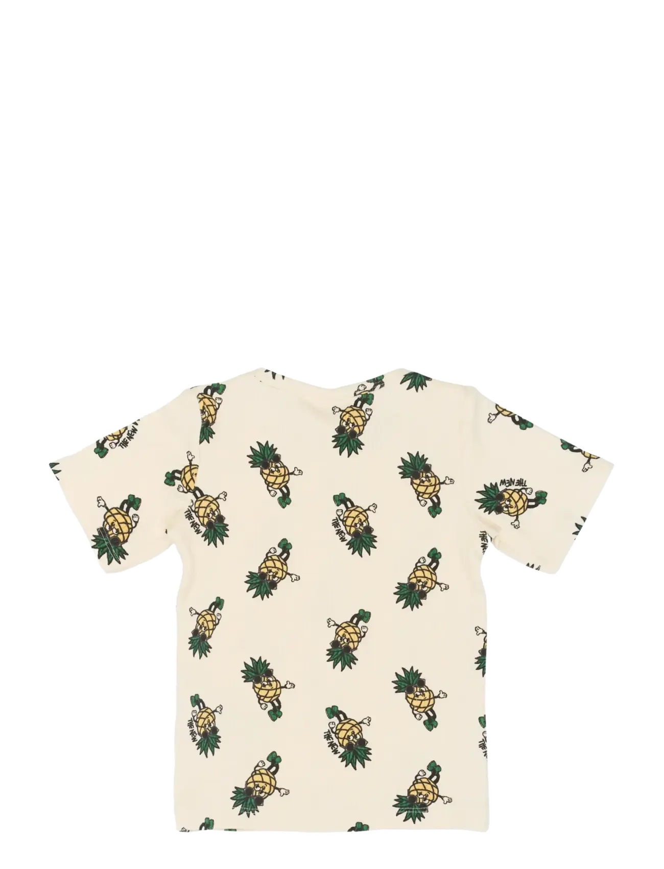 The New - TNSTTravis S_S Rib Tee - lühikeste varrukatega t-särgid - gardenia aop - 2