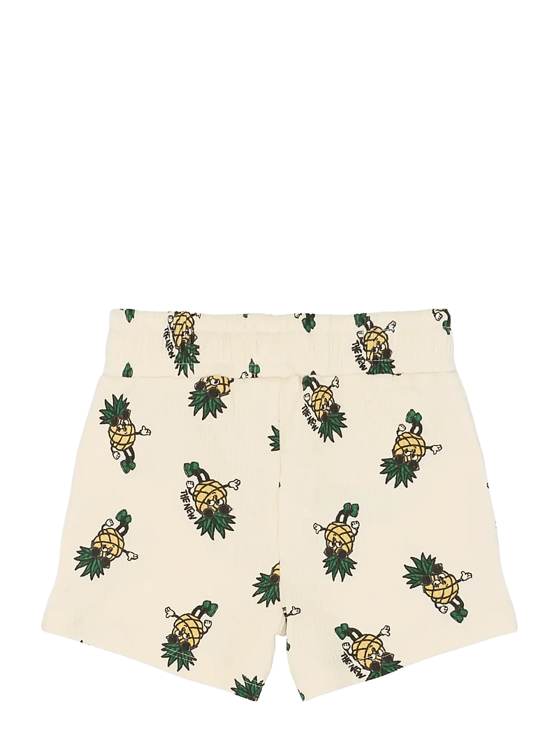 The New - TNSTTravis Rib Shorts - sweatshorts - gardenia aop - 2