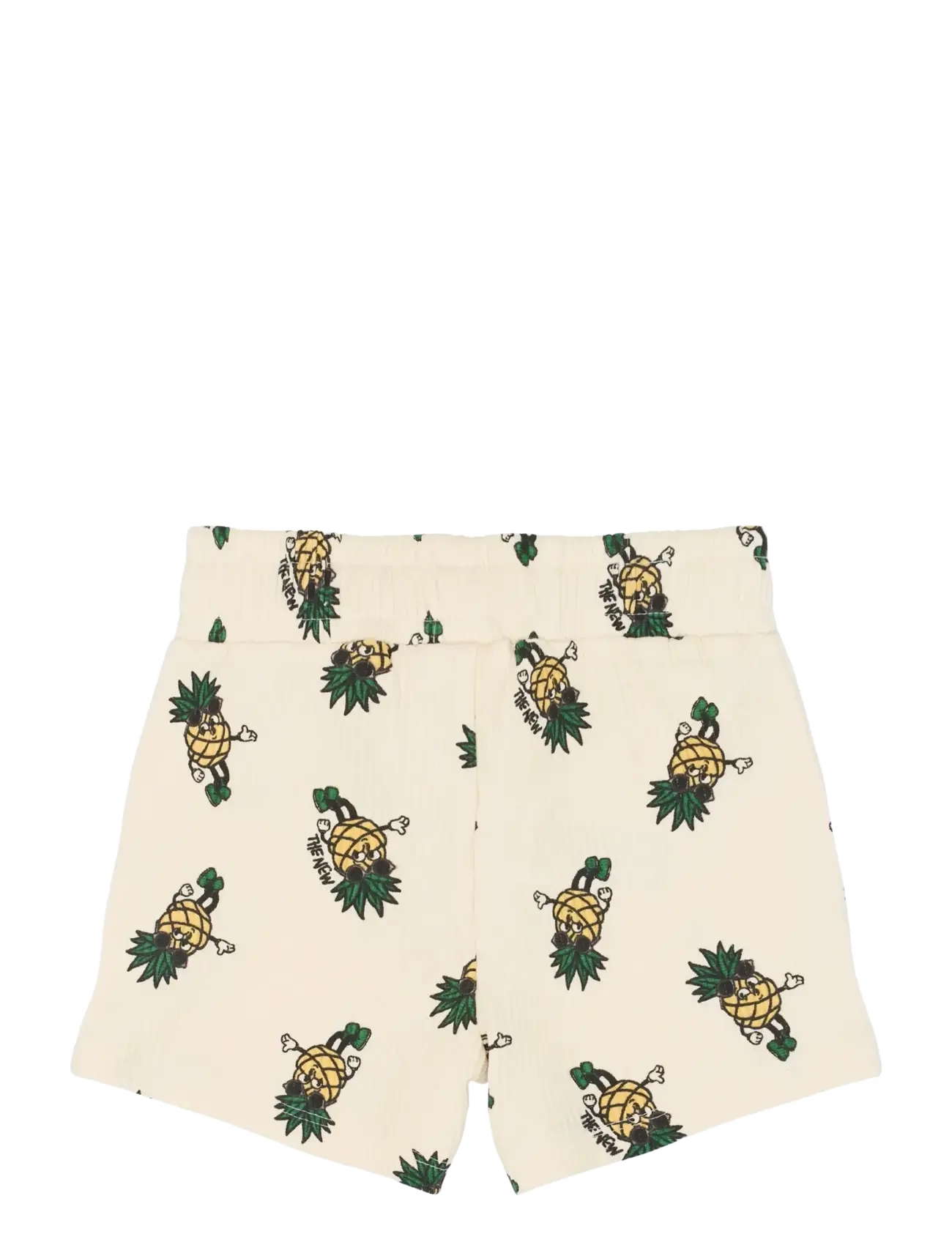 The New - TNSTTravis Rib Shorts - mjúkar stuttbuxur - gardenia aop - 2