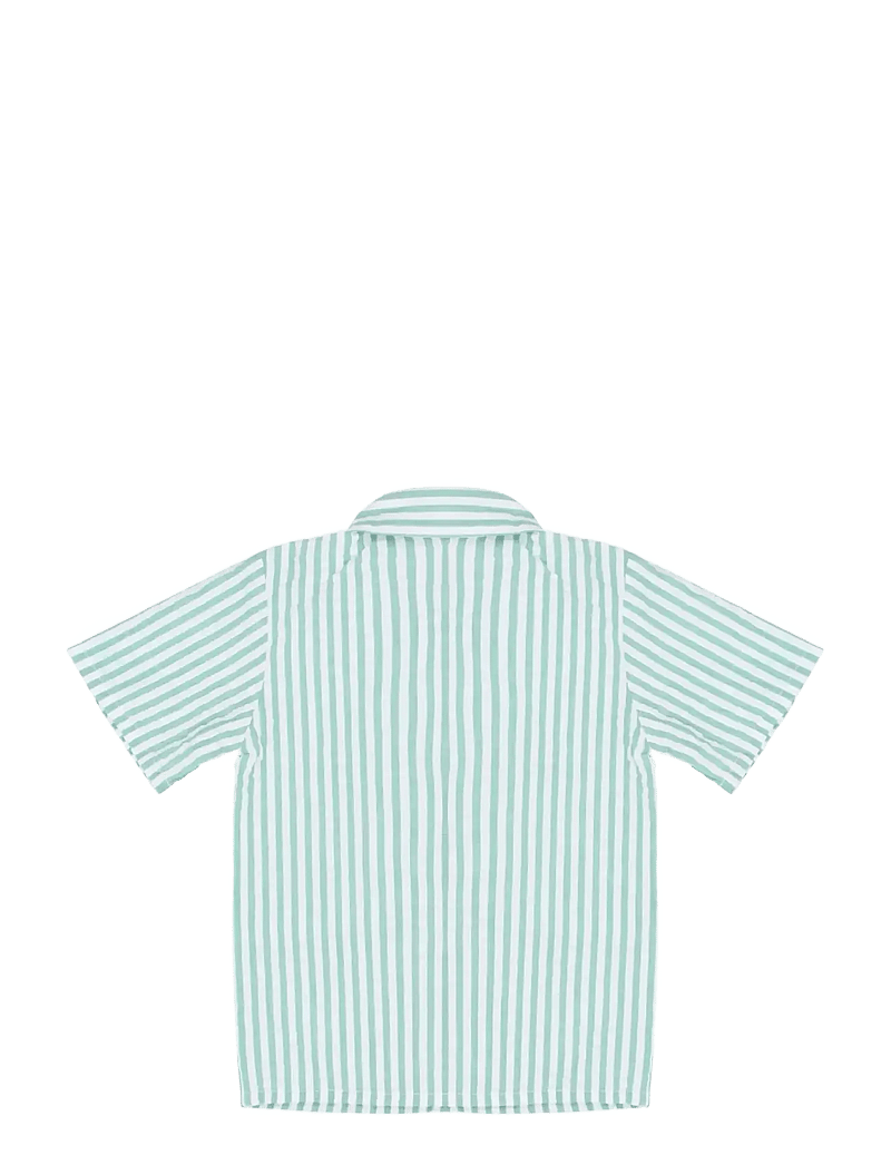 The New - TNSTTate S_S Shirt - kurzärmlige hemden - crÉme de menthe striped - 2