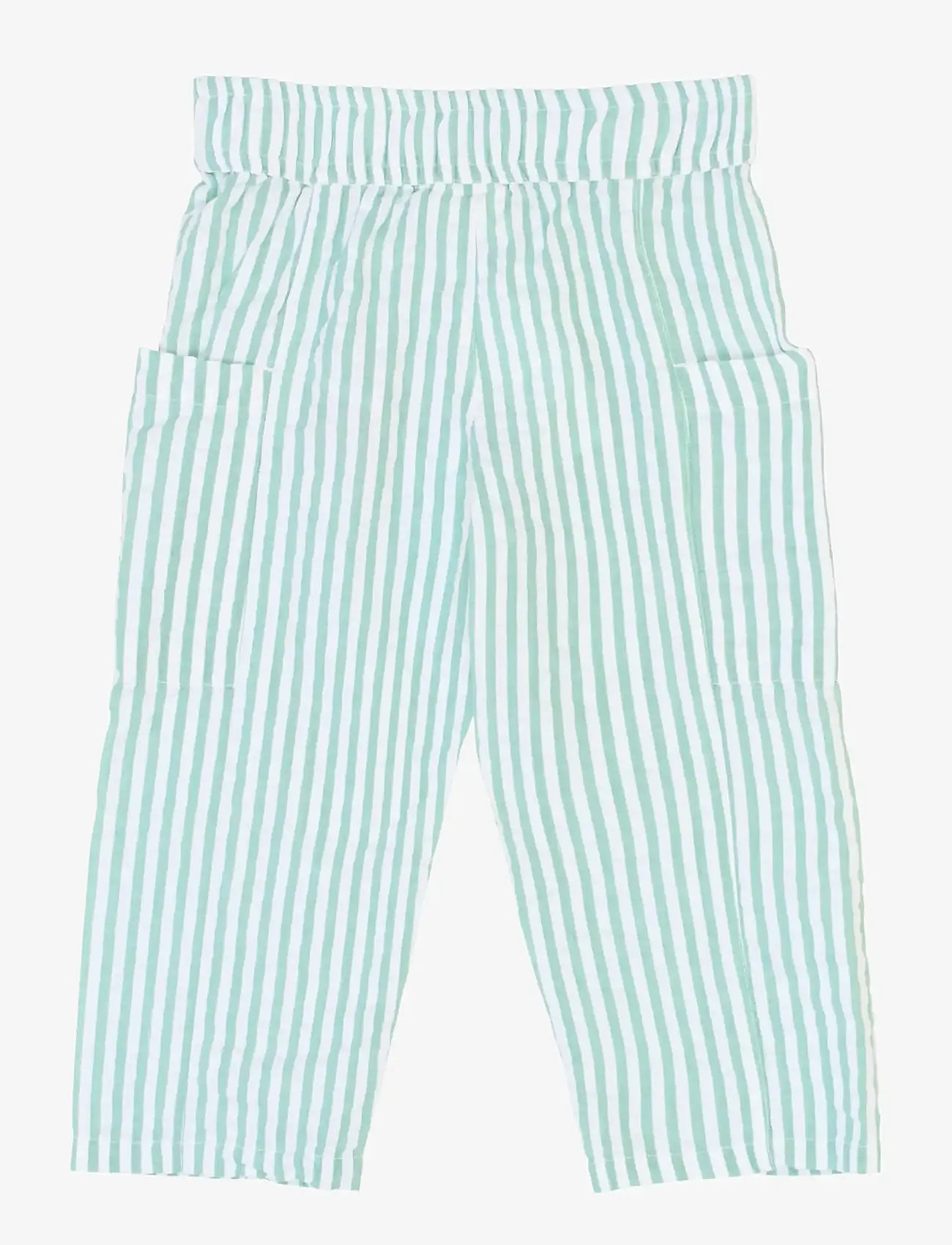 The New - TNSTTate Pants - babybukser - crÉme de menthe striped - 2