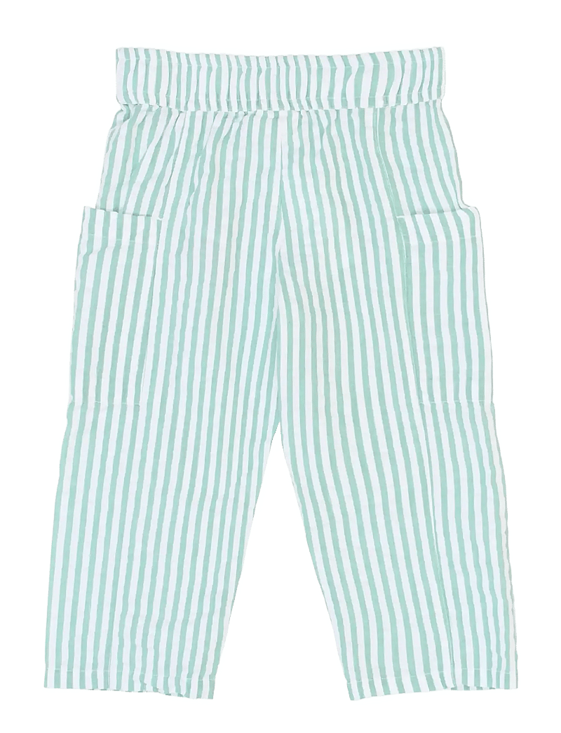 The New - TNSTTate Pants - babybukser - crÉme de menthe striped - 2
