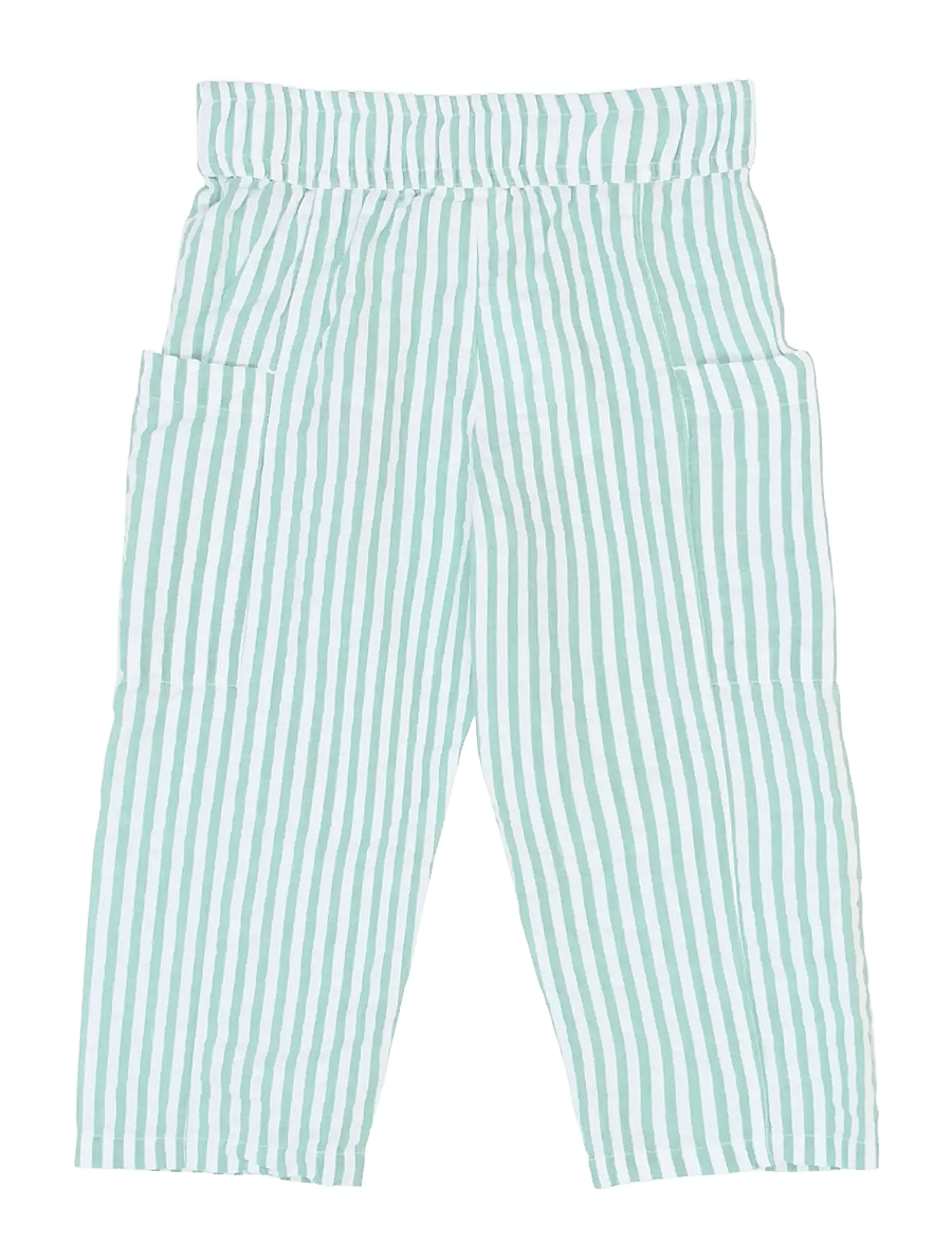 The New - TNSTTate Pants - babyhosen - crÉme de menthe striped - 2
