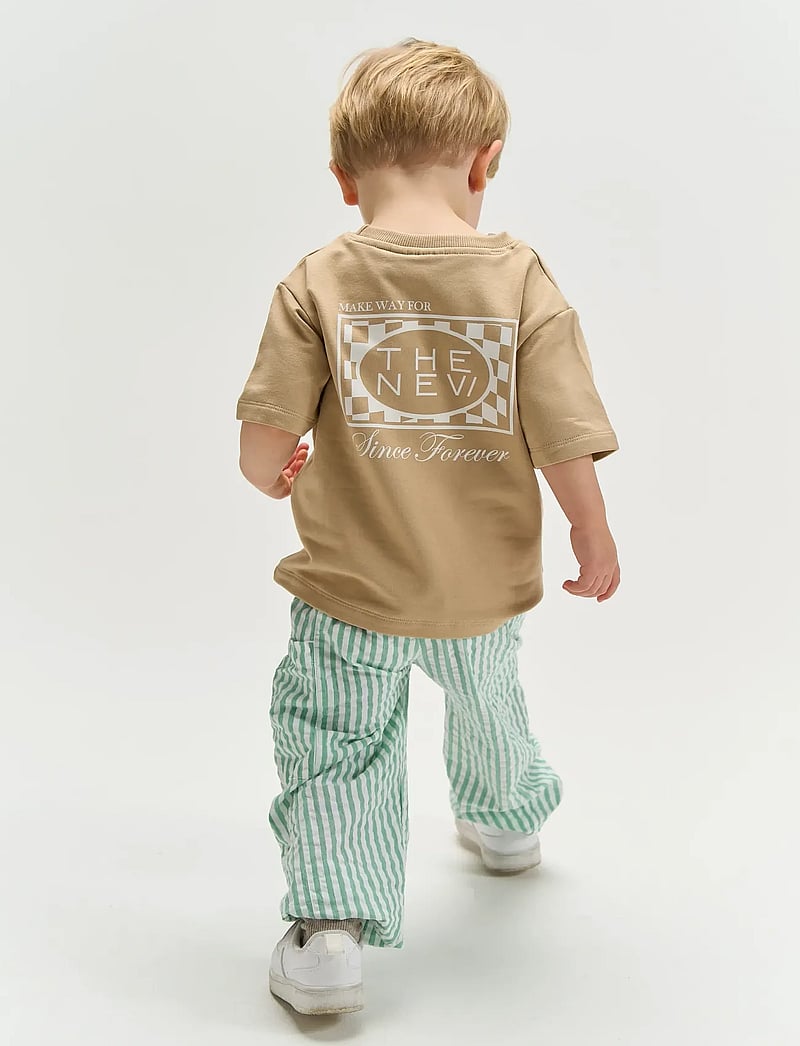 The New - TNSTTate Pants - babybukser - crÉme de menthe striped - 4