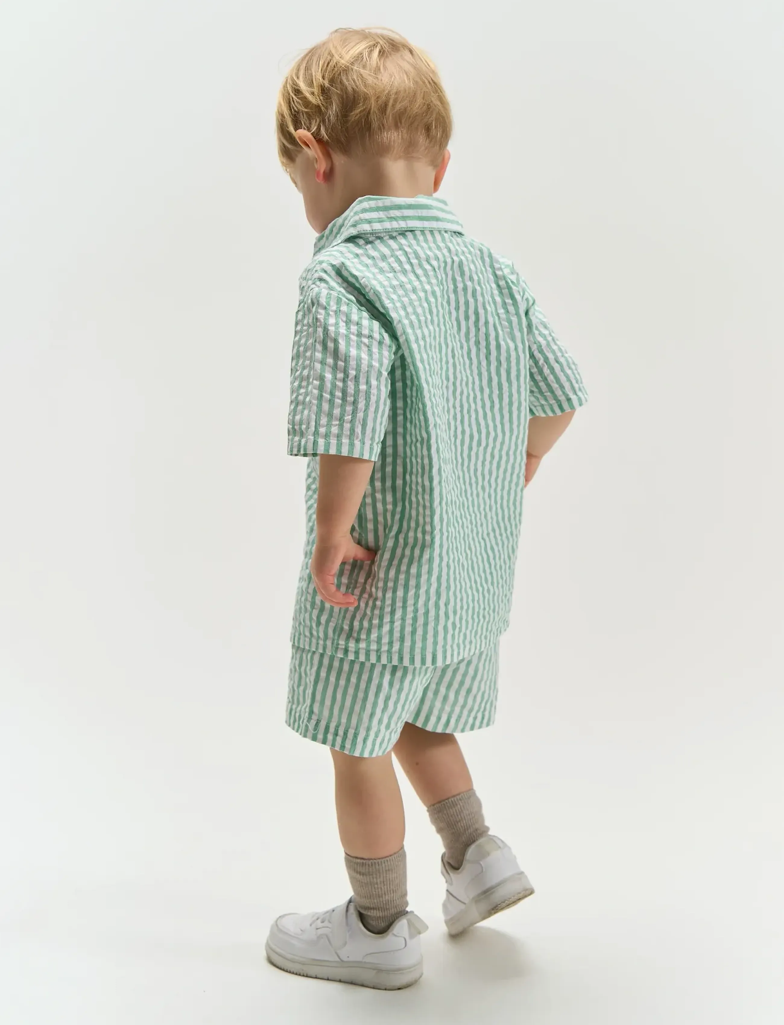 The New - TNSTTate Shorts - lühikesed vabaajapüksid - crÉme de menthe striped - 3