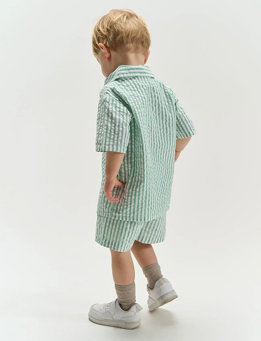 The New - TNSTTate Shorts - lühikesed vabaajapüksid - crÉme de menthe striped - 3