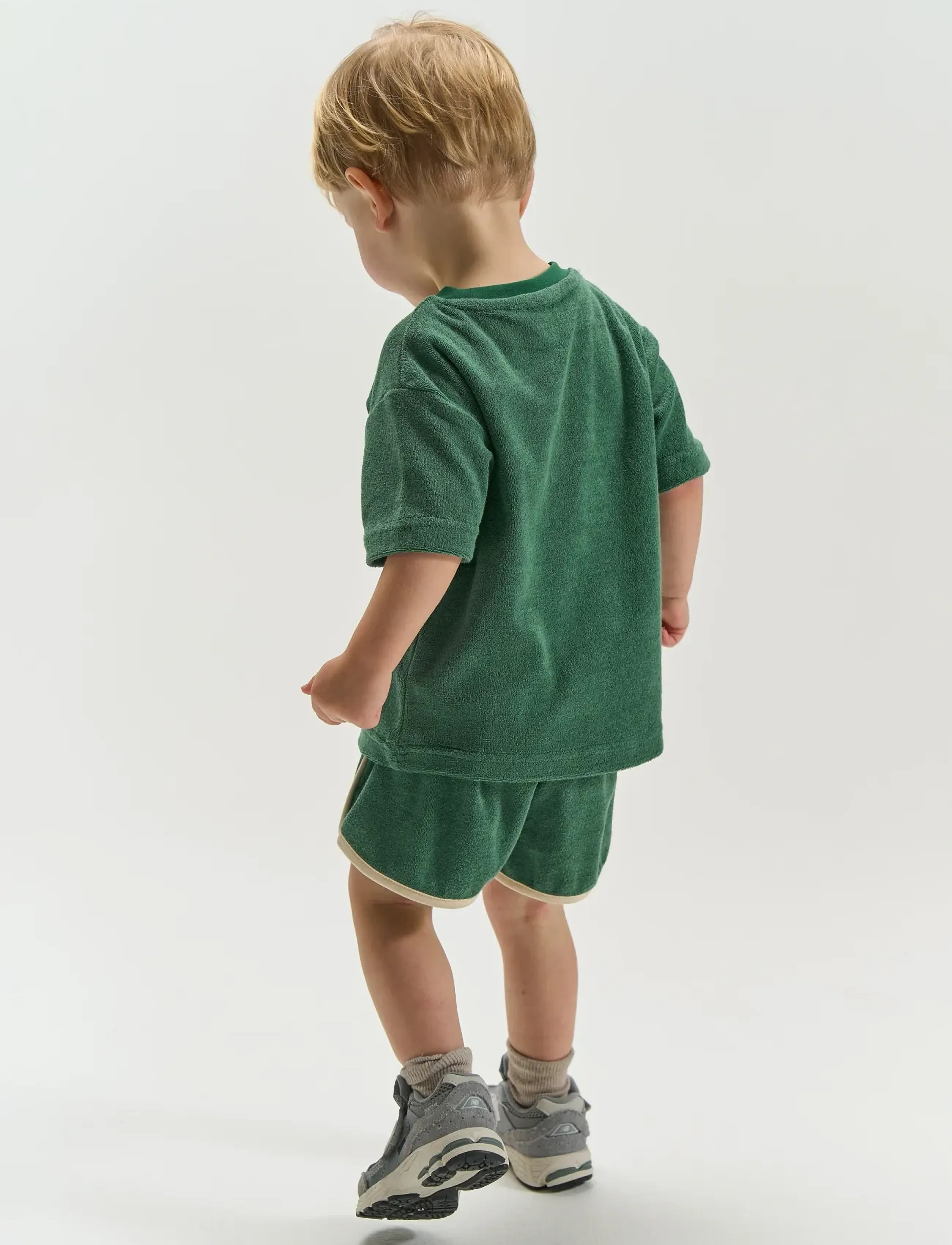 The New - TNSTTerry OS S_S Tee - short-sleeved t-shirts - posy green - 4