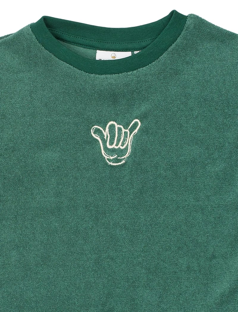 The New - TNSTTerry OS S_S Tee - kortærmede t-shirts - posy green - 5