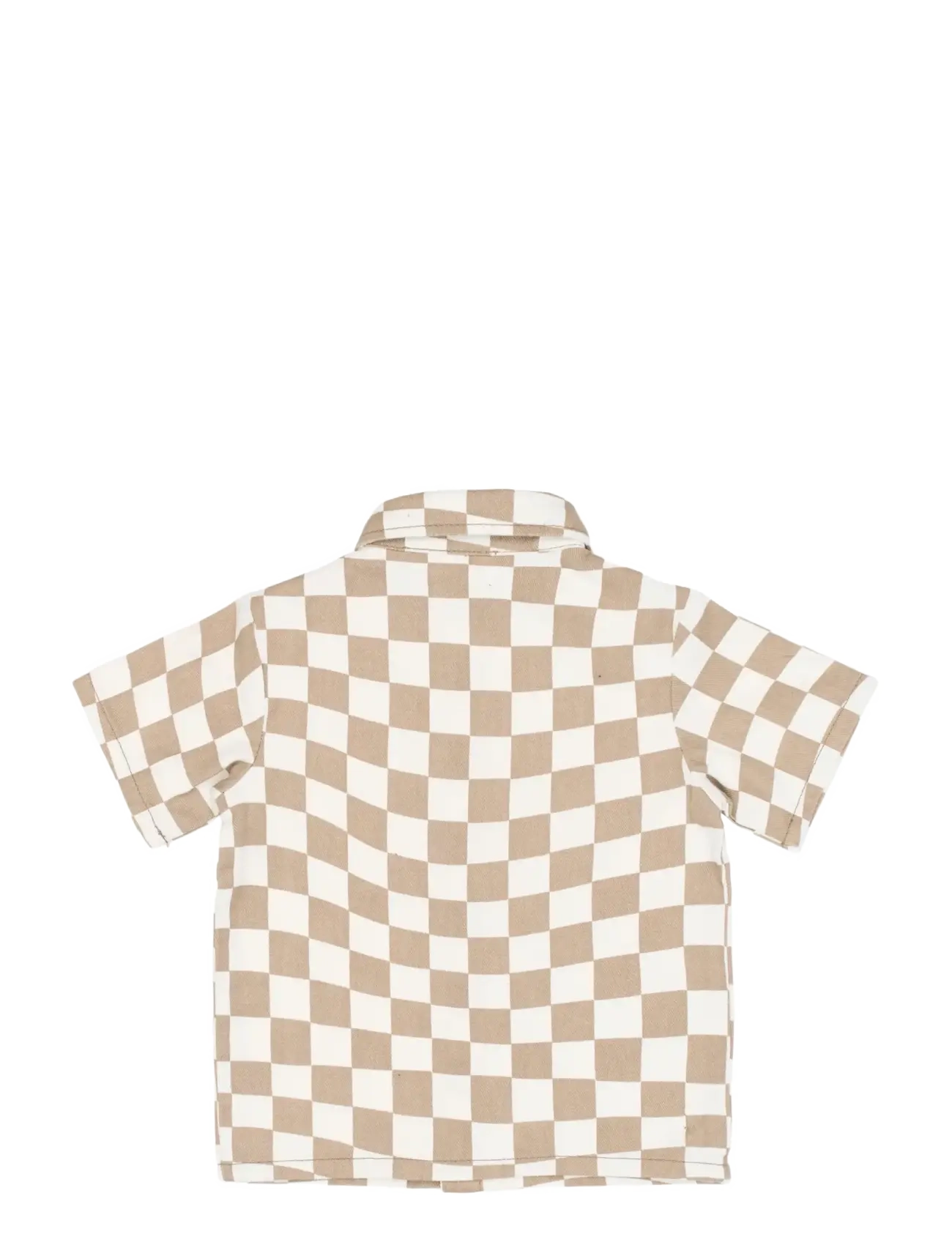 The New - TNSTTwill S_S Shirt - lühikeste varrukatega särgid - humus check - 2