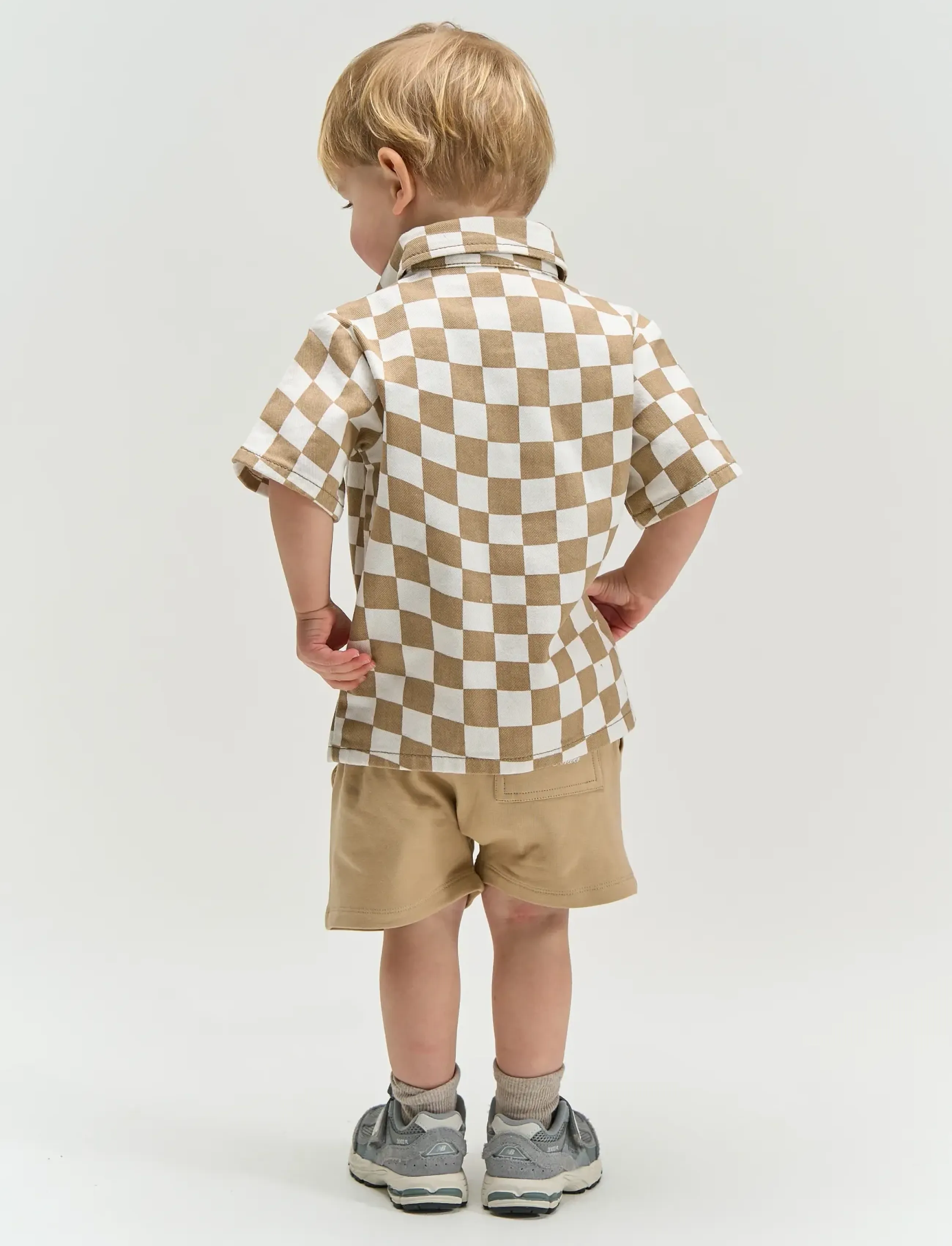 The New - TNSTTwill S_S Shirt - lühikeste varrukatega särgid - humus check - 4