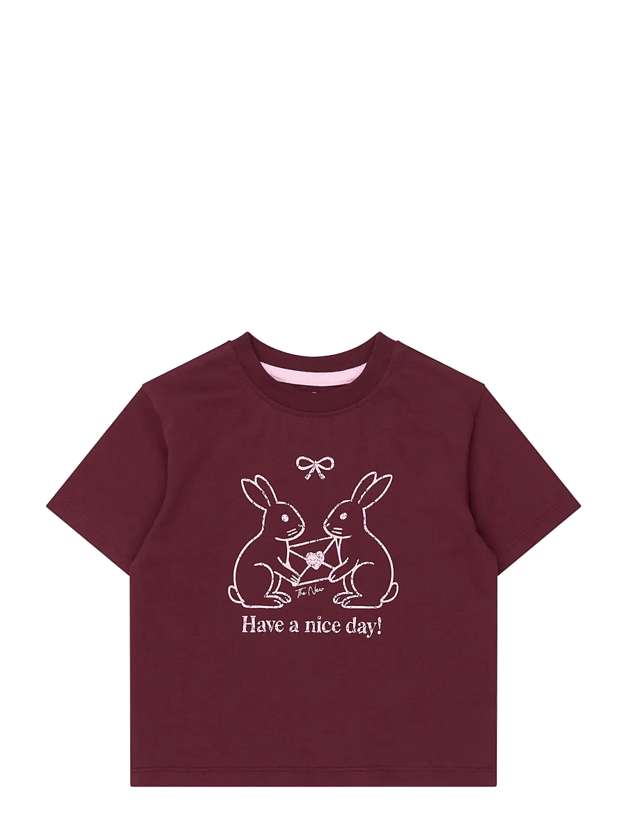 The New - TNSTValkyria OS S_S Tee - lühikeste varrukatega t-särgid - burgundy tn - 0