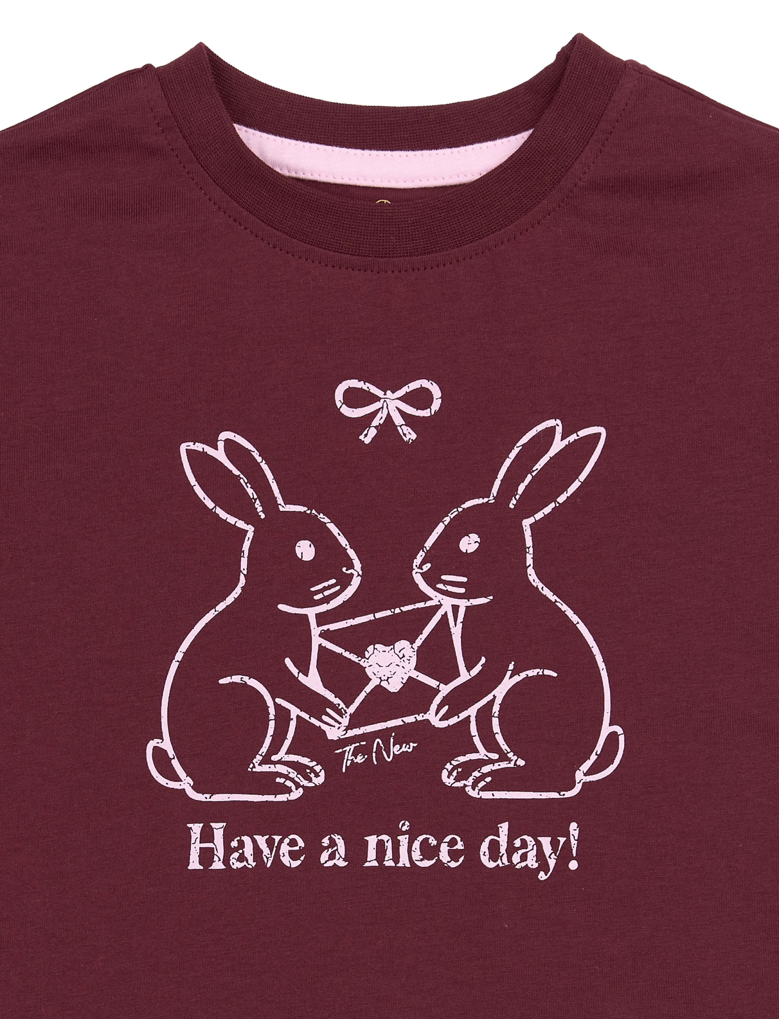 The New - TNSTValkyria OS S_S Tee - lühikeste varrukatega t-särgid - burgundy tn - 2