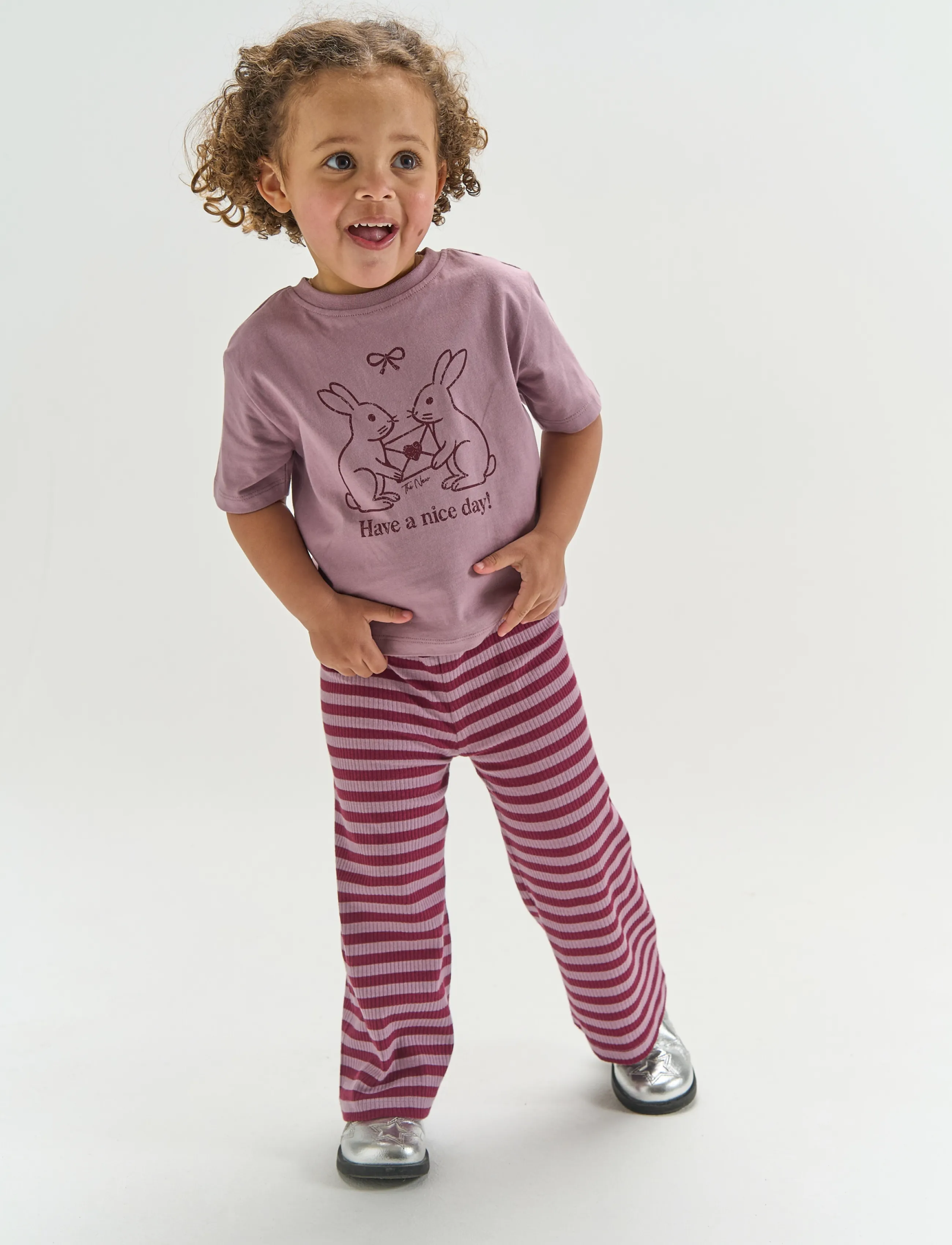 The New Tnstvalkyria Os S_S Tee, 86, Purple, T-Shirts > Kortærmede, Børn