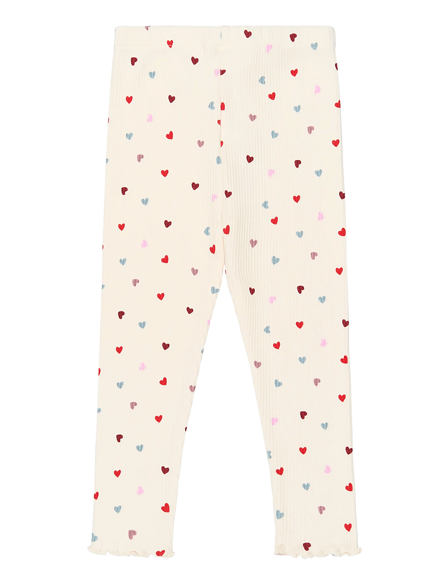 The New - TNSTVera Rib Leggings - leggings - gardenia aop - 2
