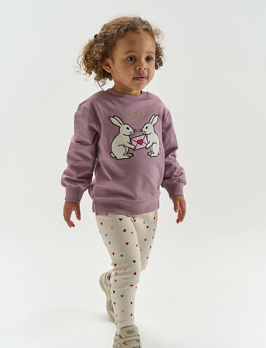 The New - TNSTVera Rib Leggings - leggings - gardenia aop - 3