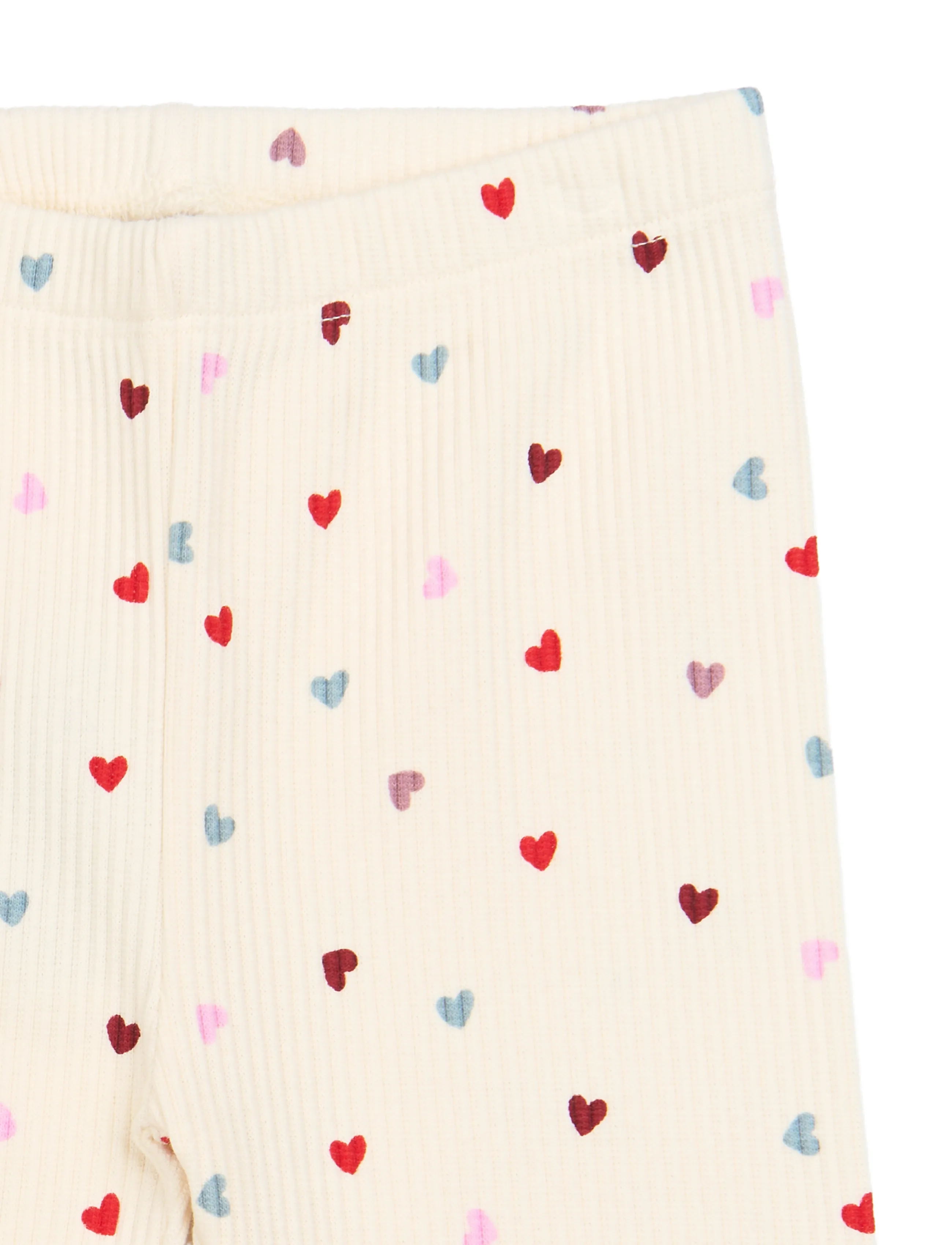 The New - TNSTVera Rib Leggings - leggings - gardenia aop - 4
