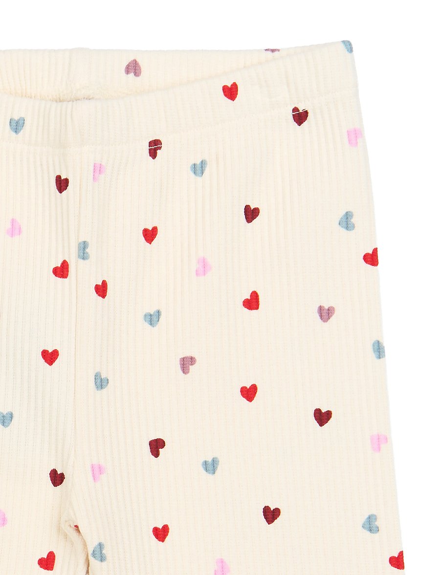 The New - TNSTVera Rib Leggings - leggings - gardenia aop - 4