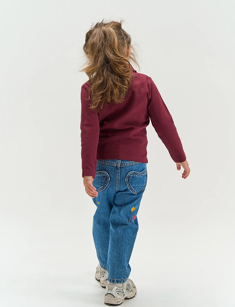 The New - TNSTVernina L_S Rib Polo - langärmelig poloshirt - burgundy tn - 3